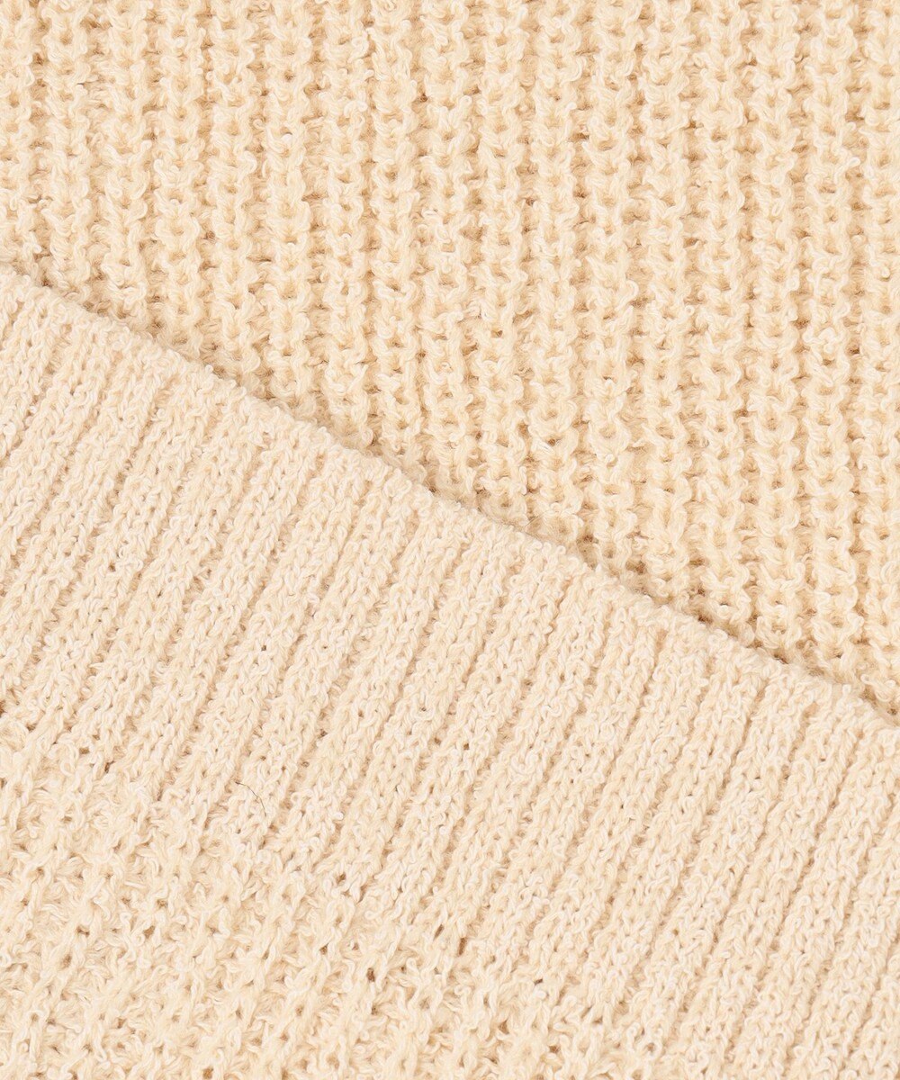 Feroux 【洗える】ツイードライクニット ベスト 