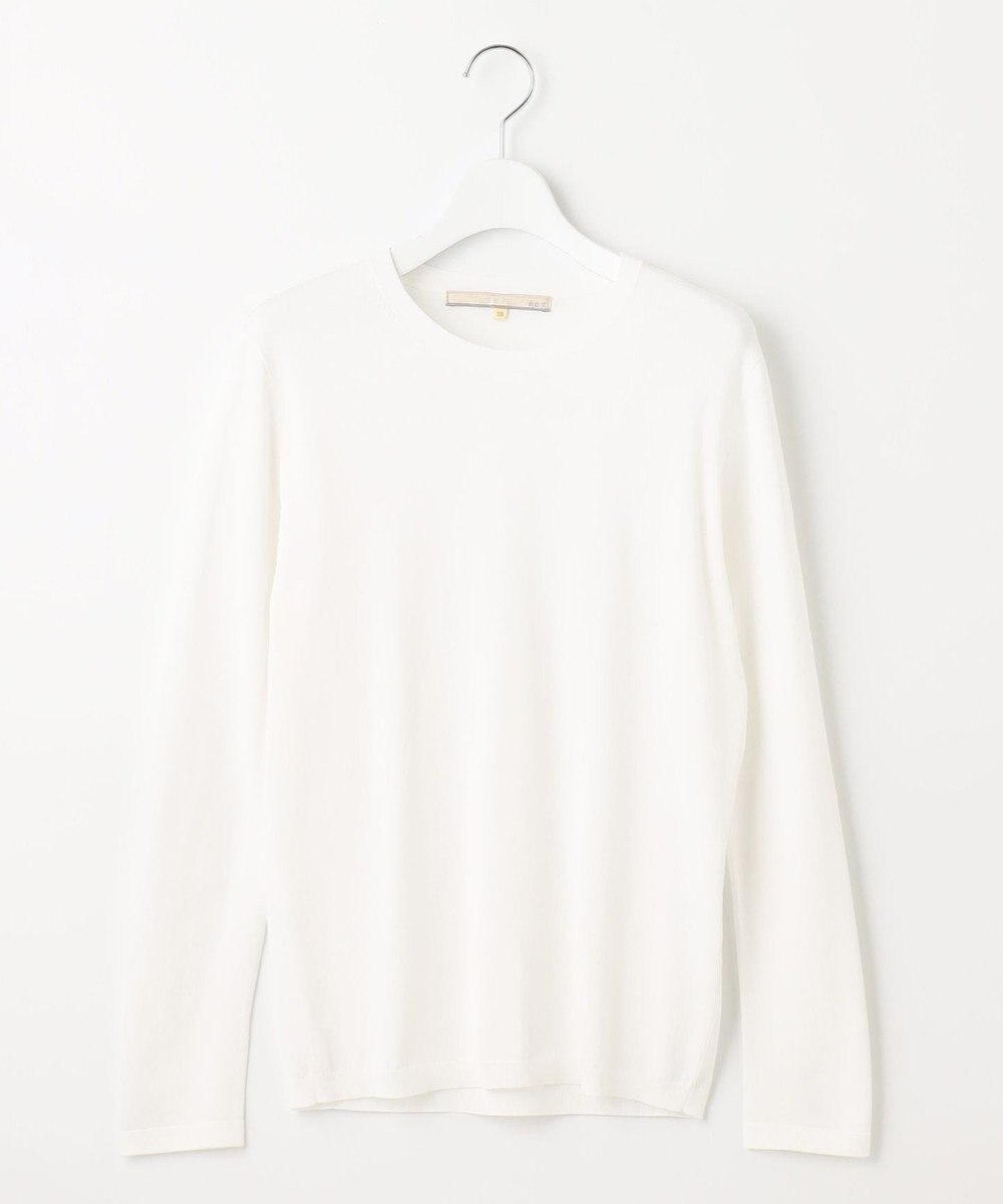 自由区 【XSサイズ～/洗える】レーヨンストレッチ プルオーバーニット 