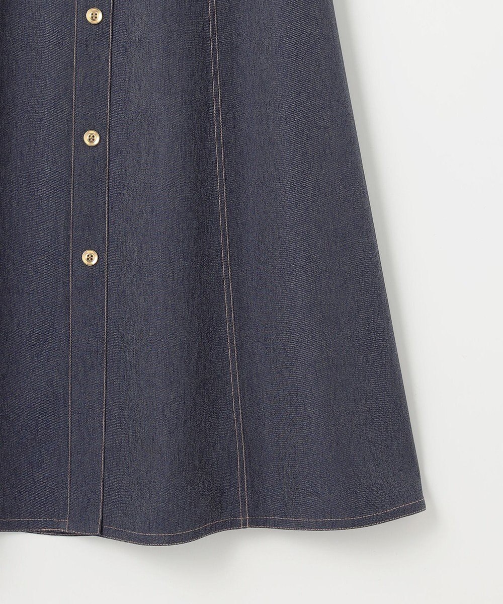 ANY SIS L 【洗える】マリンディテールシャンブレー スカート 