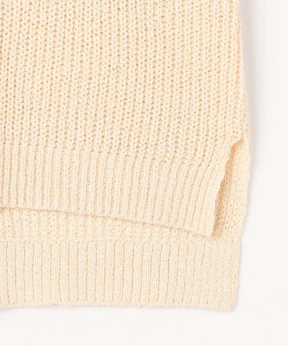 Feroux 【洗える】ツイードライクニット ベスト 