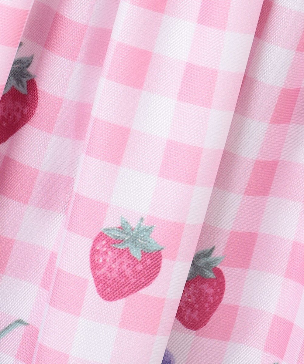 ANY KIDS ギンガム×フルーツ ワンピース水着 