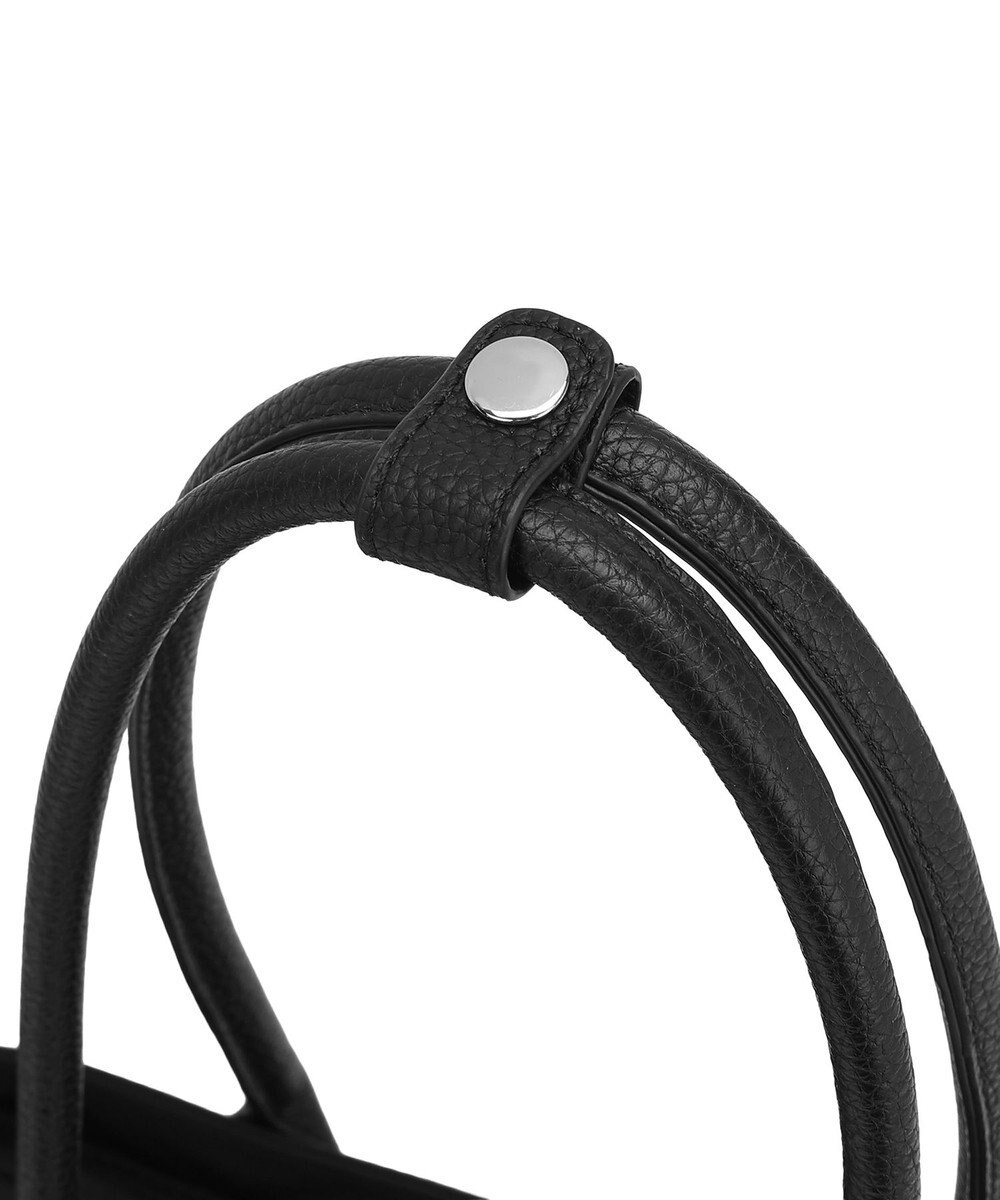 style code 【高密度ナイロン×レザー】ナイロンロングハンドルトートバッグ　軽量　大容量 