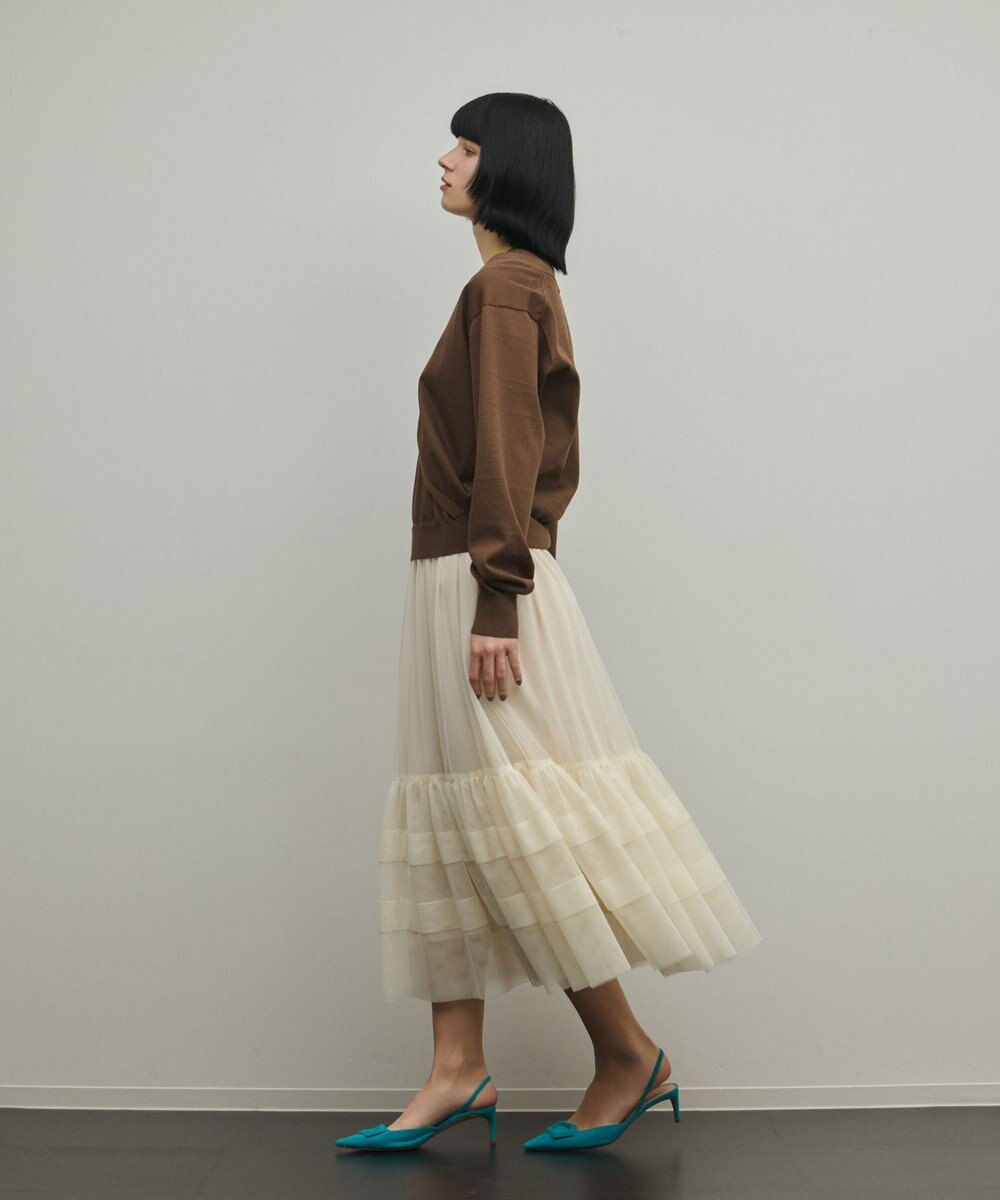 GRACE CONTINENTAL レイヤードニットトップ 