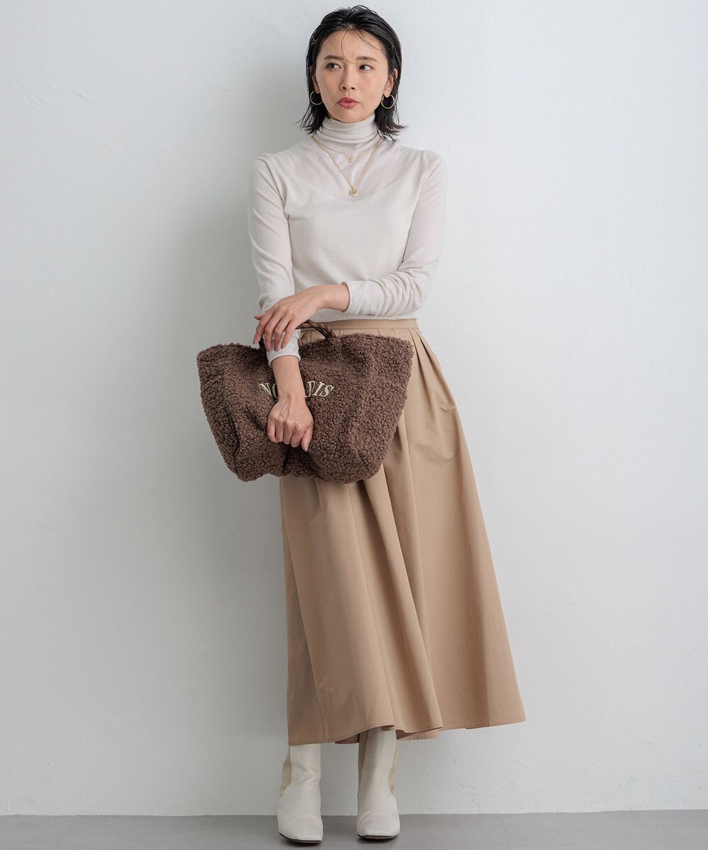 23区 S 【Oggi1月号/CLASSY.11月号掲載】スムージーコットン タートルネック ニット 