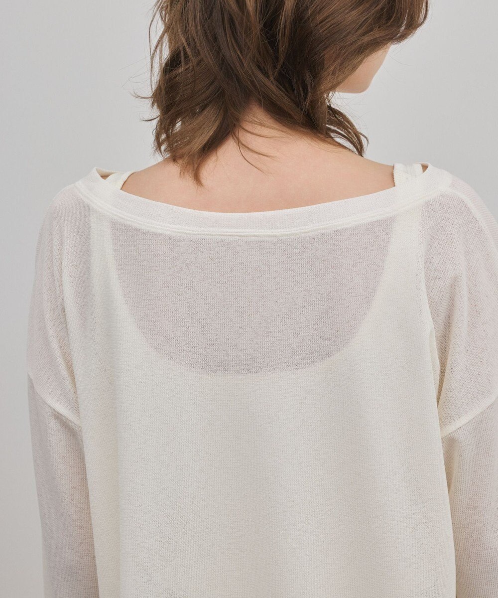 GRACE CONTINENTAL シアーワッフルカットトップ 