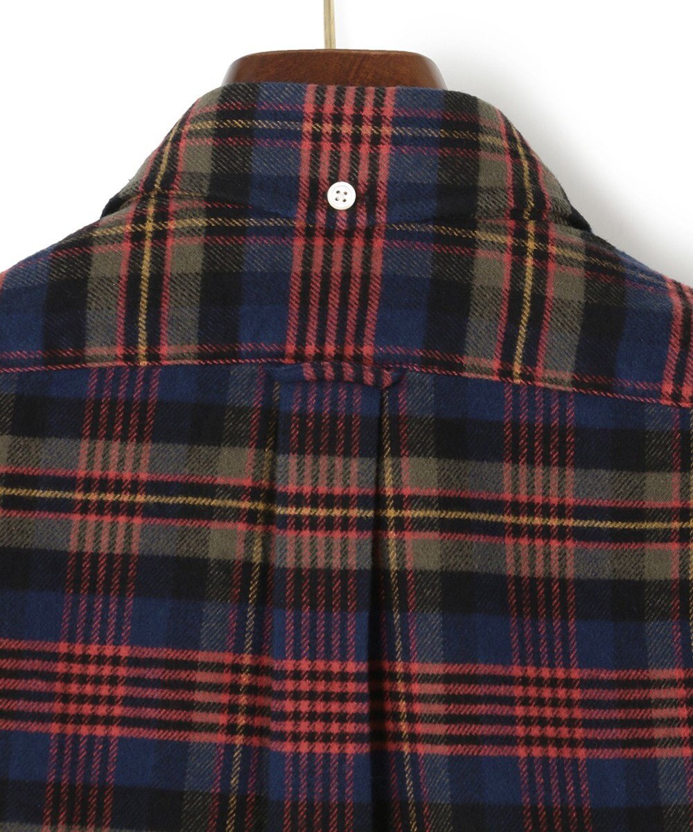 J.PRESS MEN マルチチェックコットンネルシャツ 