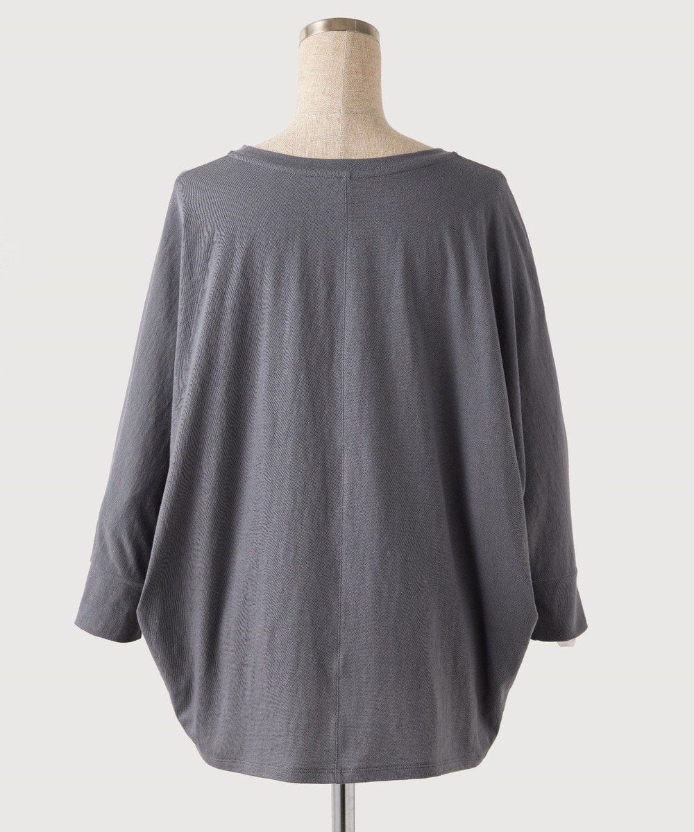 TOQUE 〈大草直子さんアドバイザー〉 【天然素材】タンギスコットン天竺ドルマンTシャツ 
