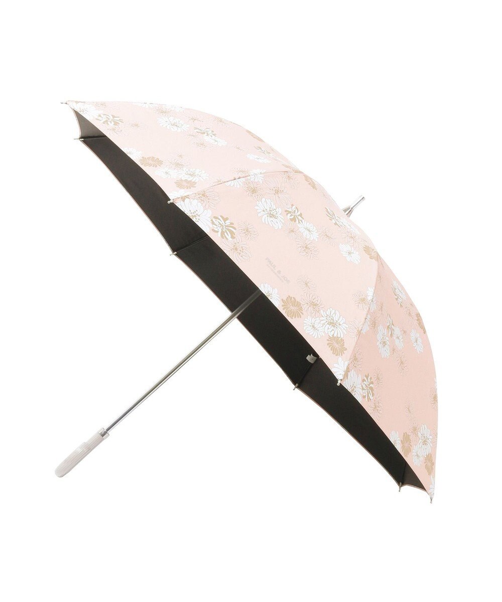MOONBAT 【 遮光率100％/遮熱/UV/軽量】PAUL&JOE ACCESSOIRES(ポール&ジョー) 晴雨兼用日傘 クリザンテーム 総柄 花柄 折りたたみ傘 