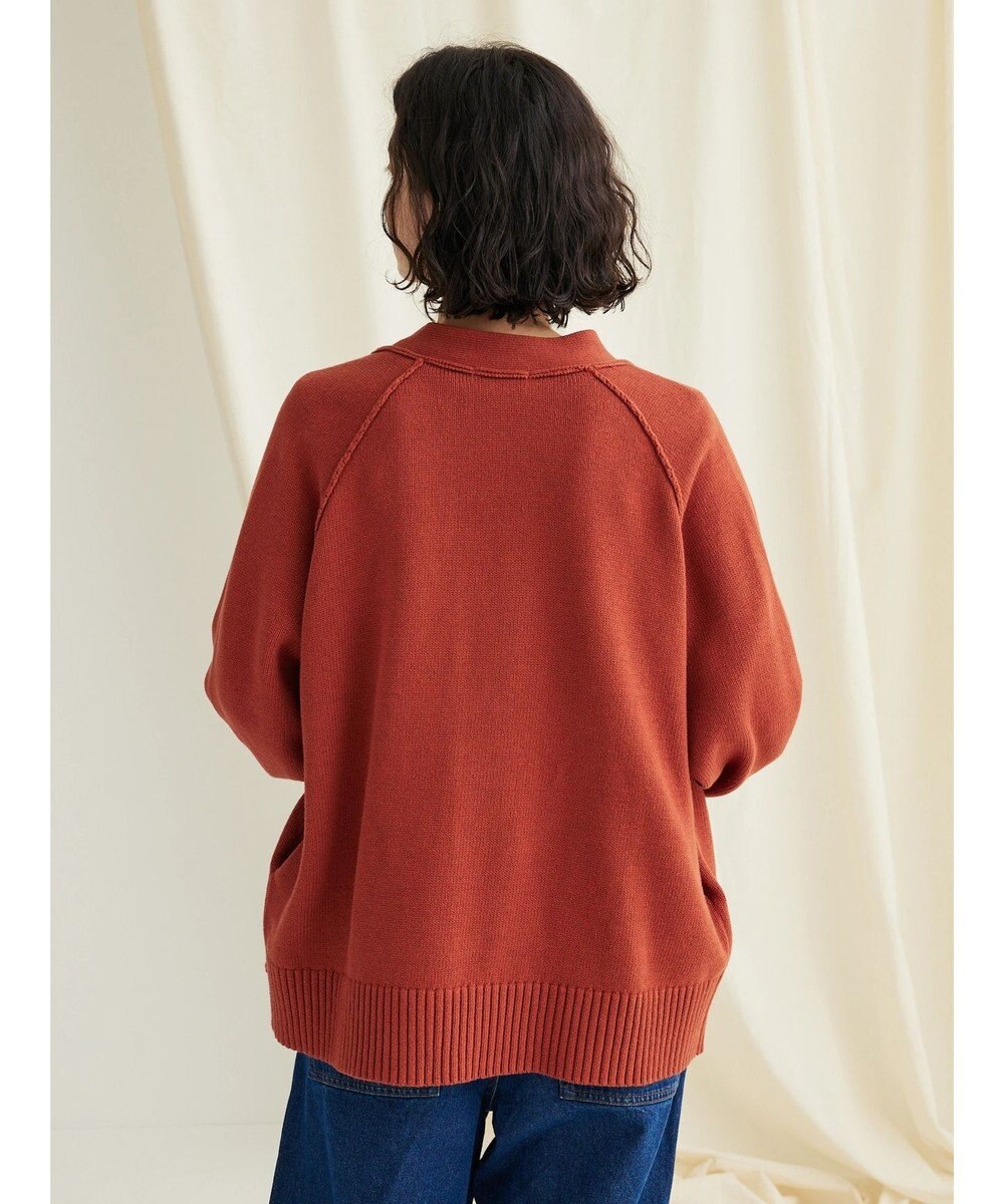 CRAFT STANDARD BOUTIQUE Ｖネックアウトリンキングカーディガン 