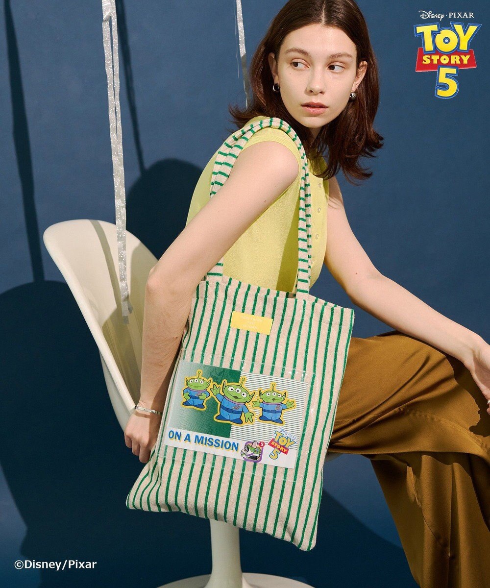 AMERICAN HOLIC 【TOY STORY 5】ストライプパイルトートBAG 