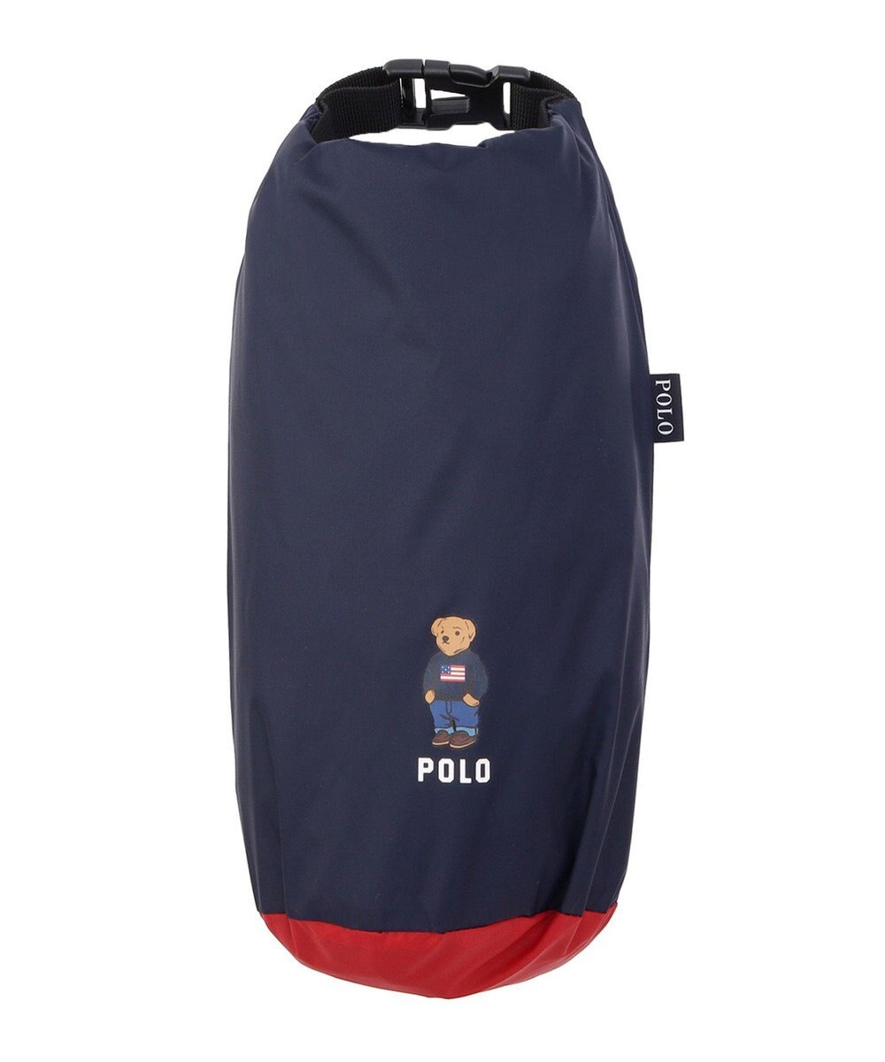 MOONBAT POLO RALPH LAUREN レインポンチョ 透湿撥水 カラーブロック 収納袋付き 