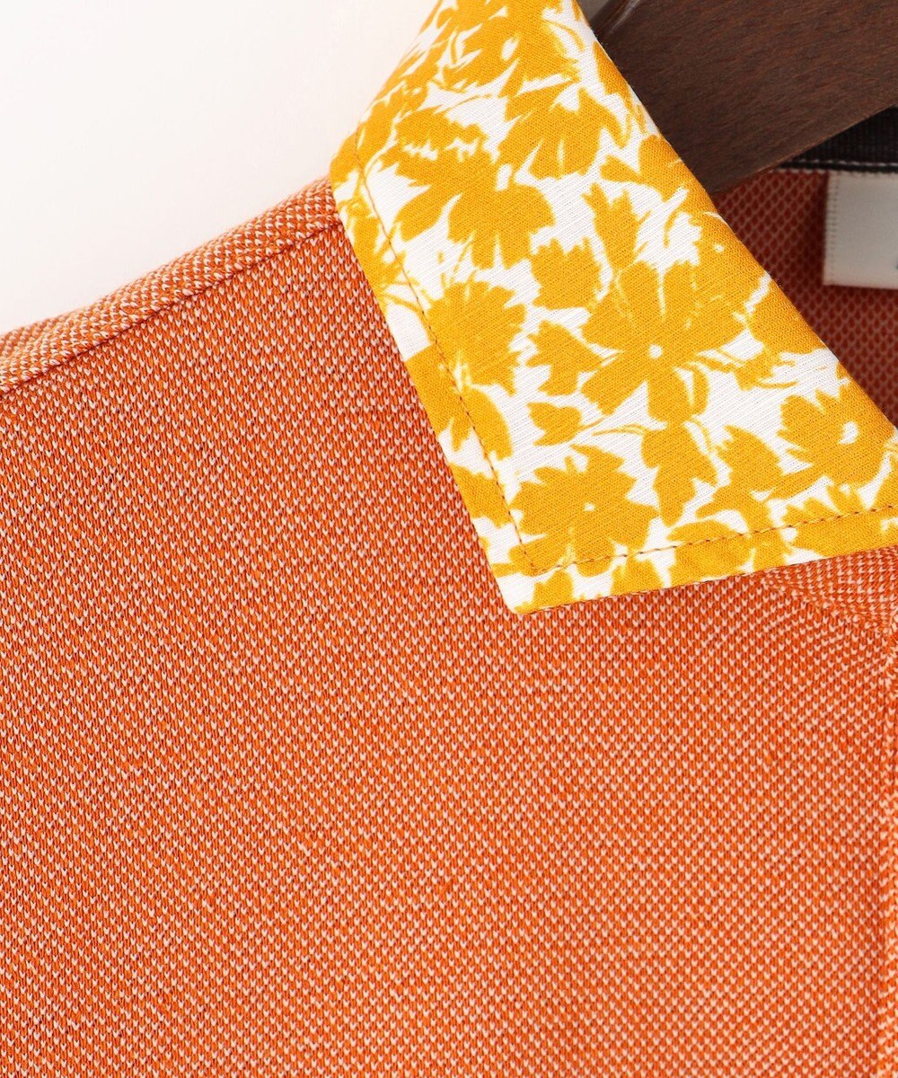 JOSEPH ABBOUD 【リネン素材/清涼感/吸水速乾】リネンハニカム 半袖 ポロシャツ 