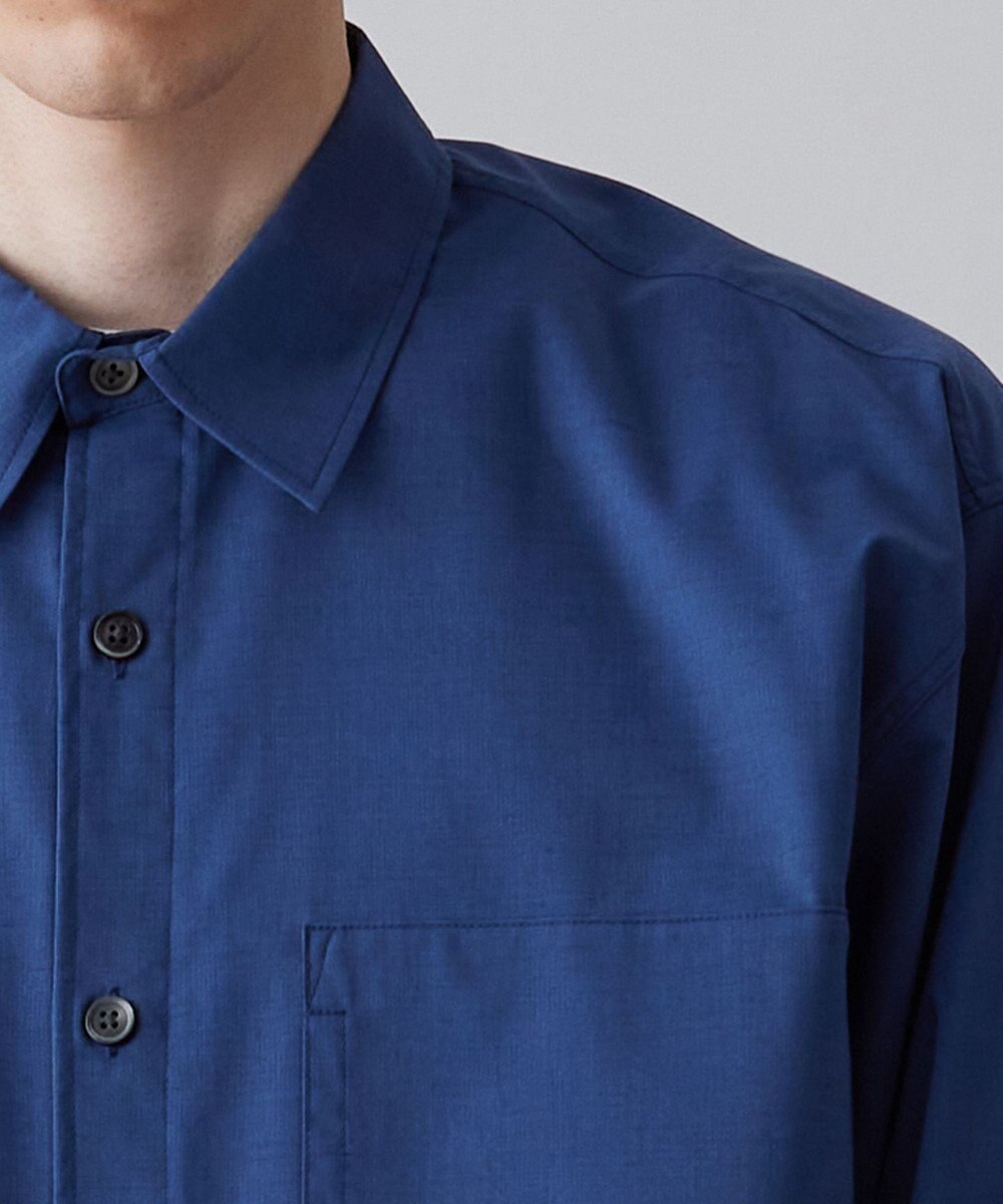 UNFILO MENS 【撥水】 コットンシャツ 