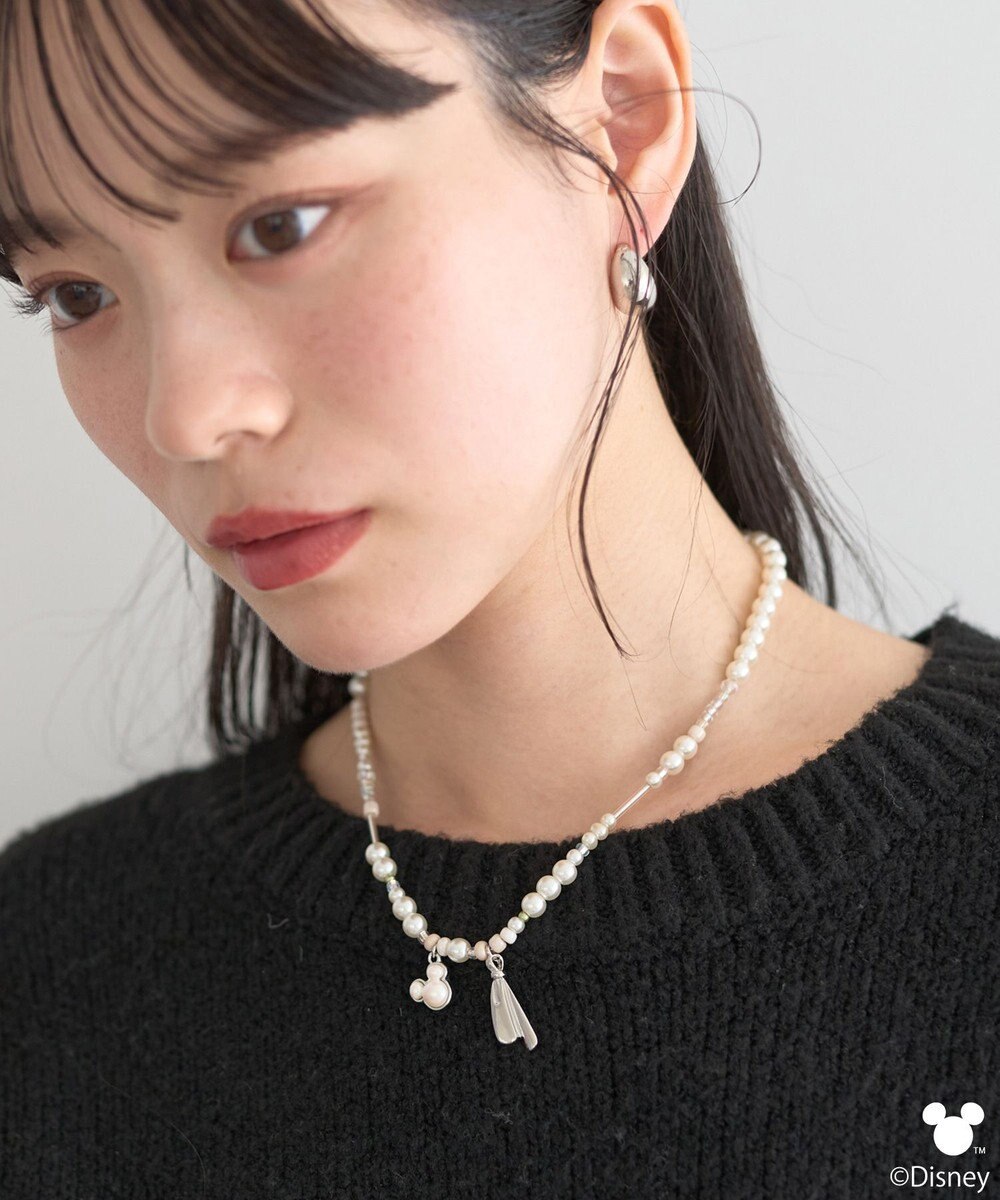 earth music&ecology 【予約】Disney/ミッキーモチーフビーズネックレス 