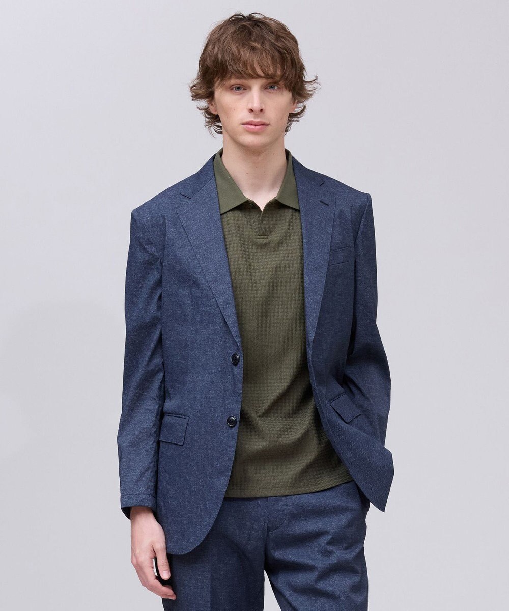 J.PRESS MEN 新色【MECHANICAL】【超軽量 / 清涼感 / 洗える】 ハイパワーストレッチ リネンルックジャケット_26年モデル 