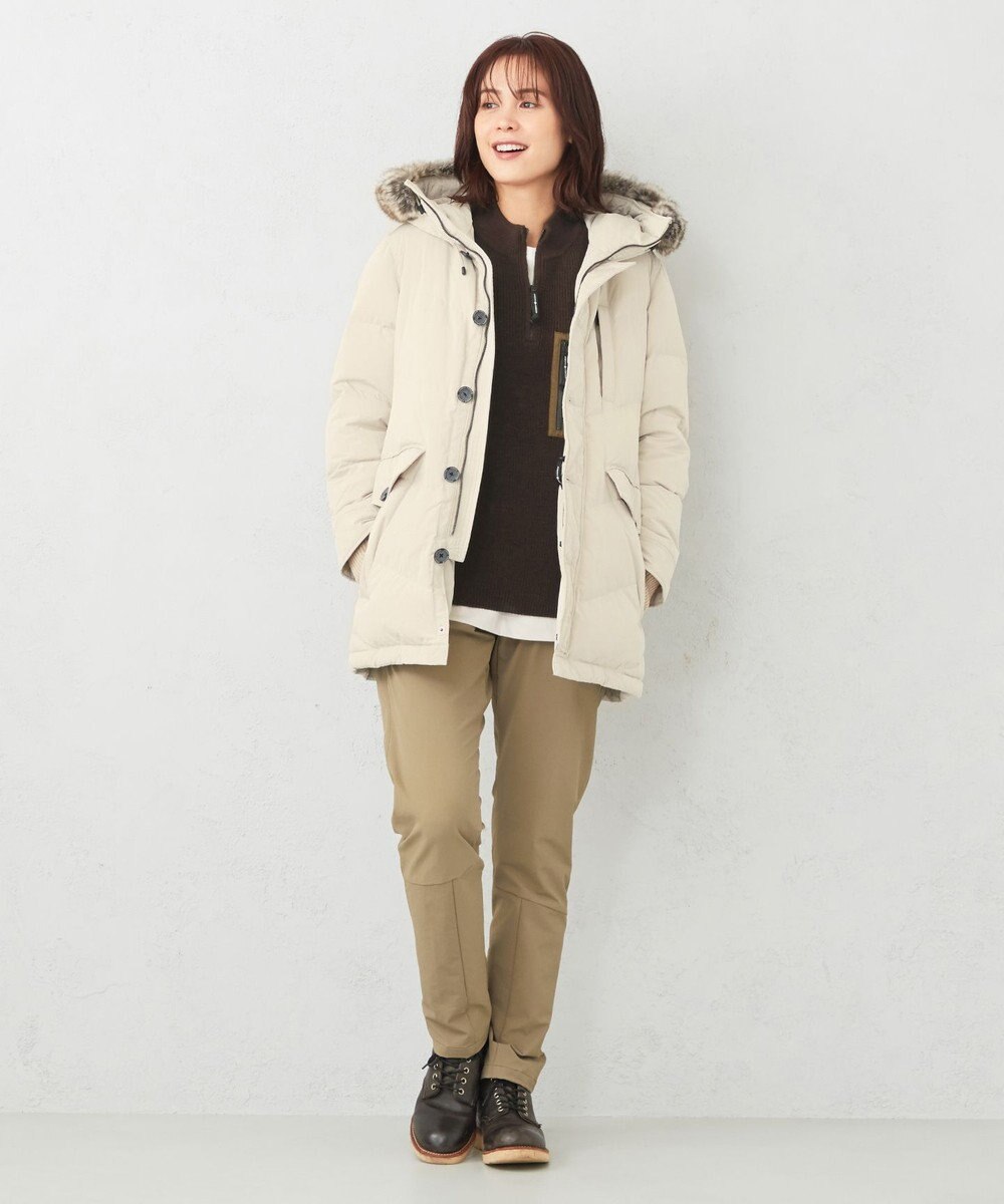 JOSEPH ABBOUD MOUNTAIN 【UNISEX】日本素材 ハーフZIPウールニット 