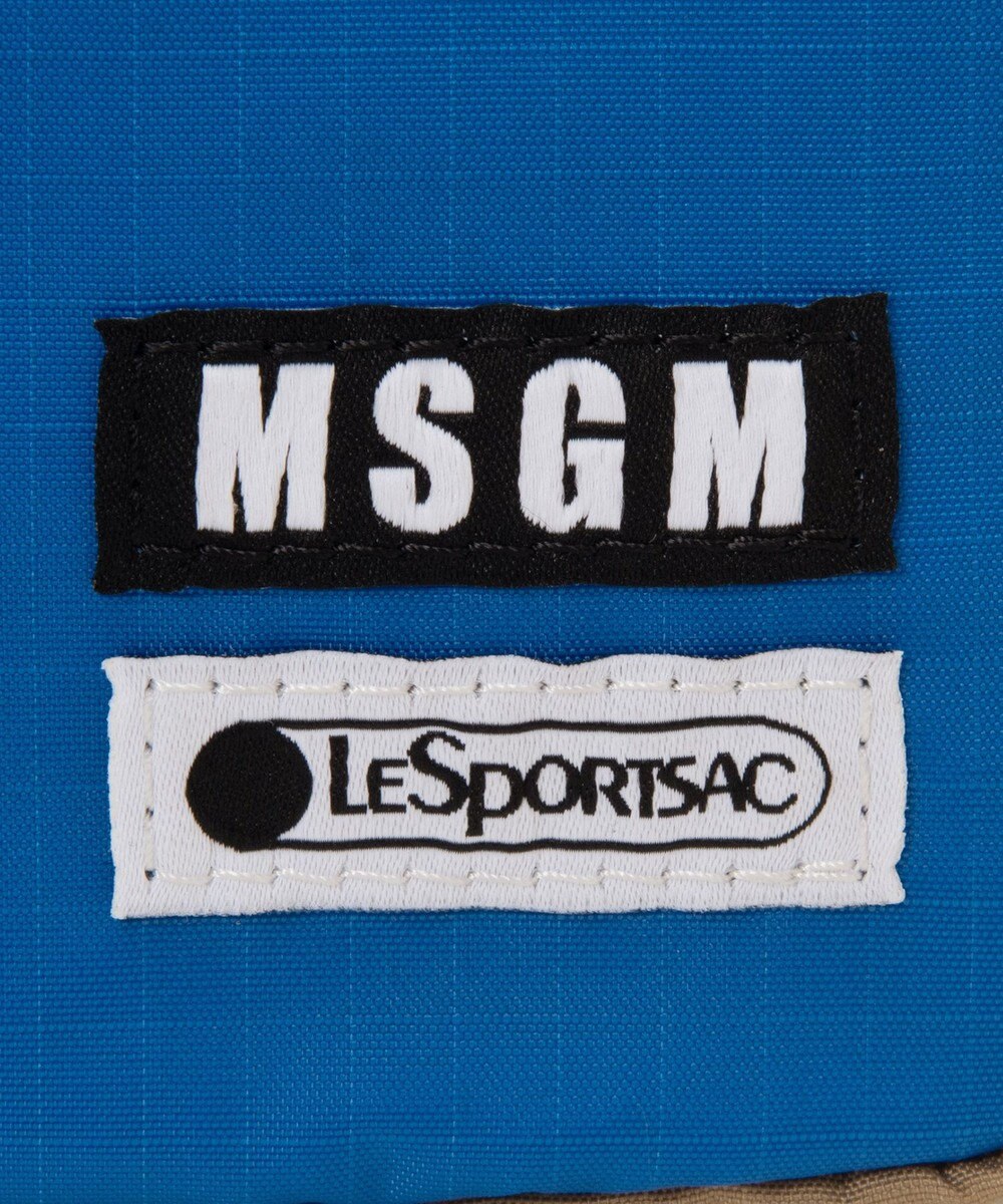 LeSportsac MSGM MD COSMETIC/コスメティックブルー/カーキ 