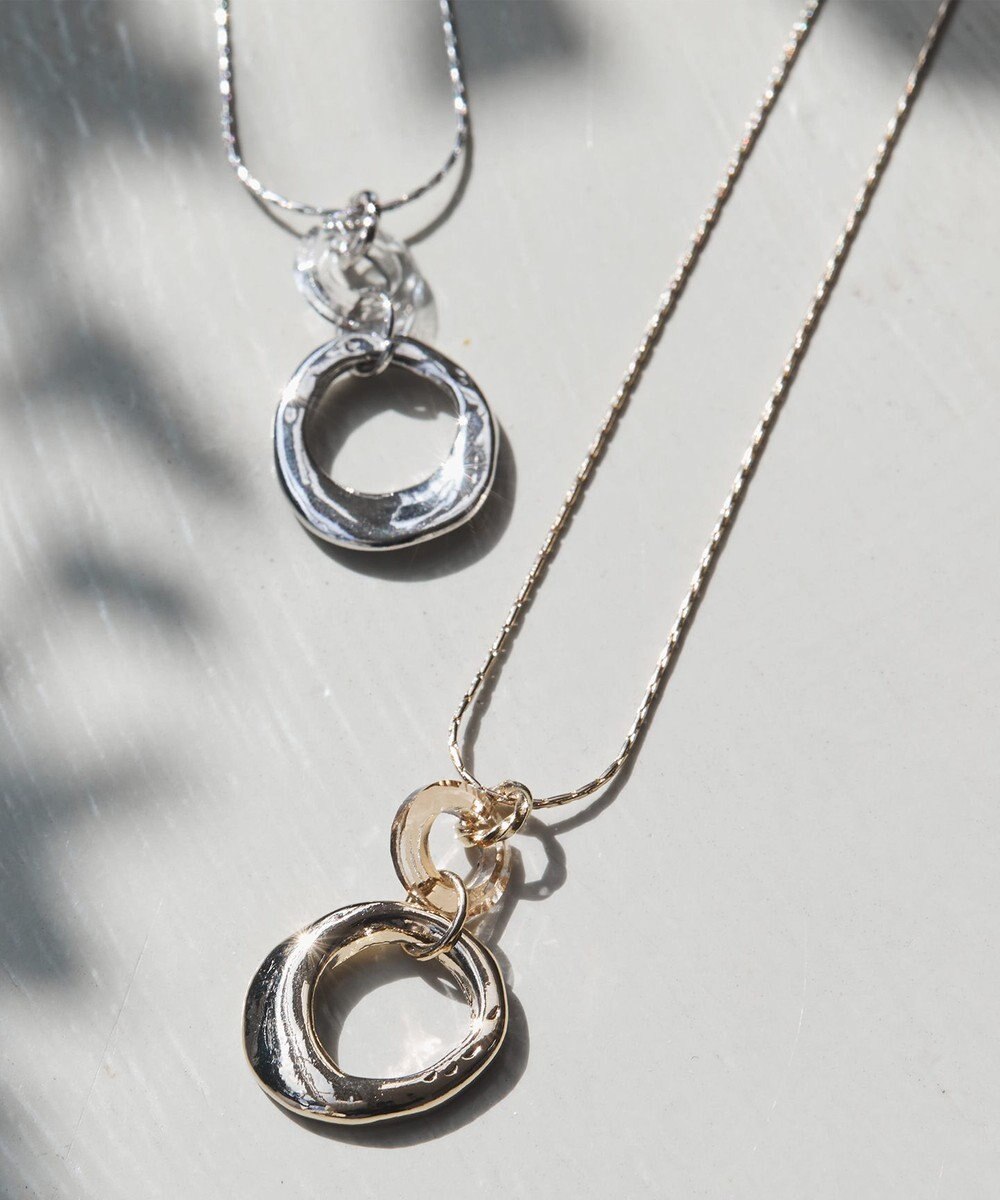 ANY SIS 【美人百花7月号掲載】トリプルリング ネックレス 