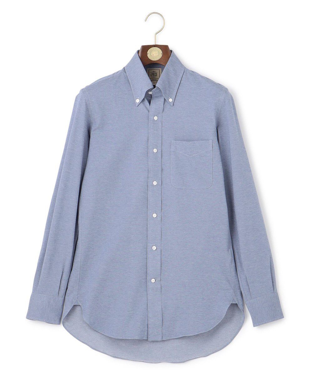 J.PRESS MEN 【Single Needle Tailoring / 形態安定】スムースハイゲージニット シャツ / B.D. 