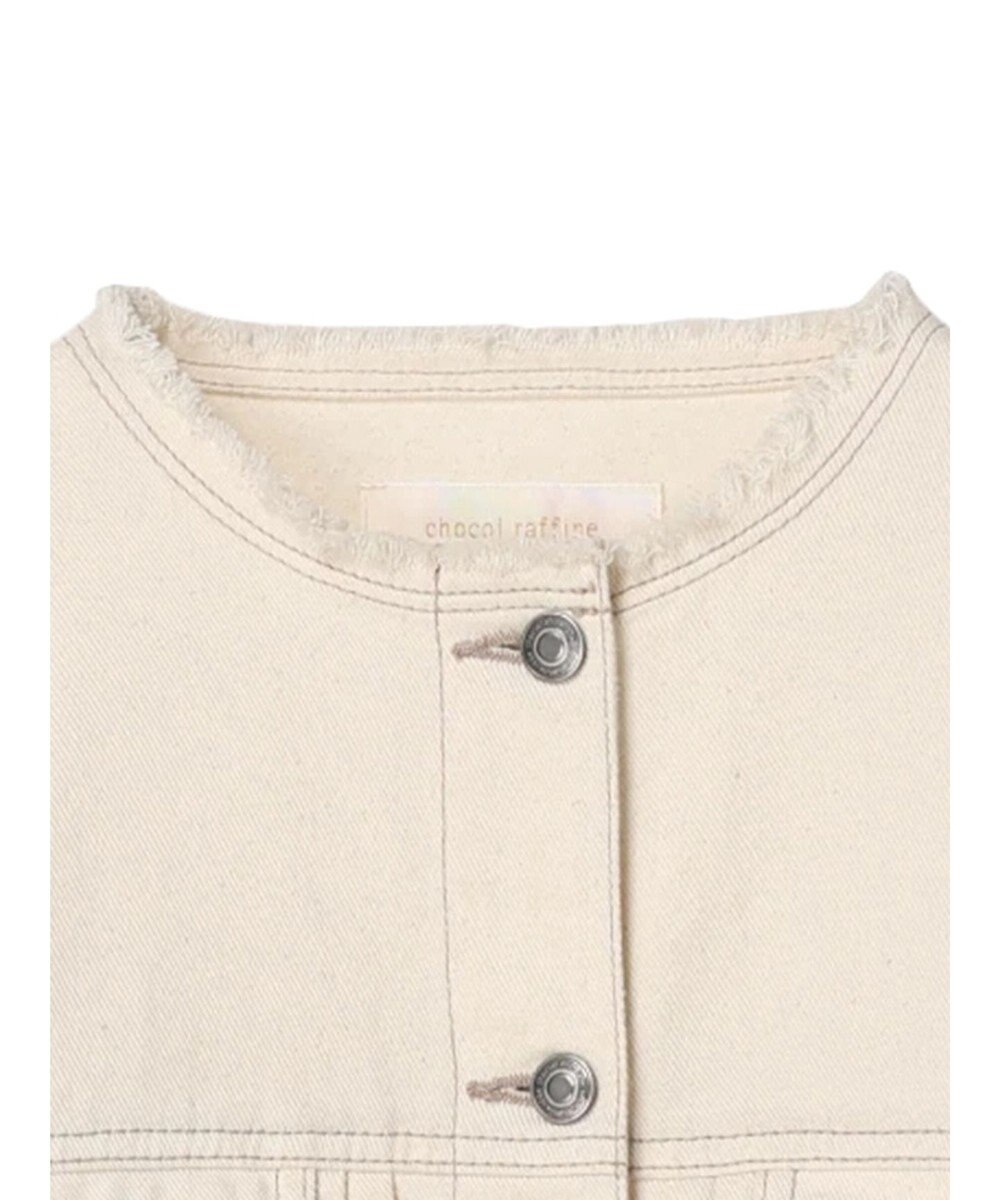 Green Parks ノーカラーカツラギジャケット 