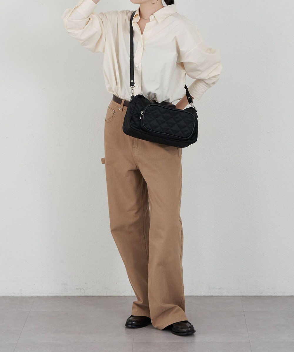 russet 【2025AW新作】キルティング横長2WAYショルダーバッグ(SF-258) 