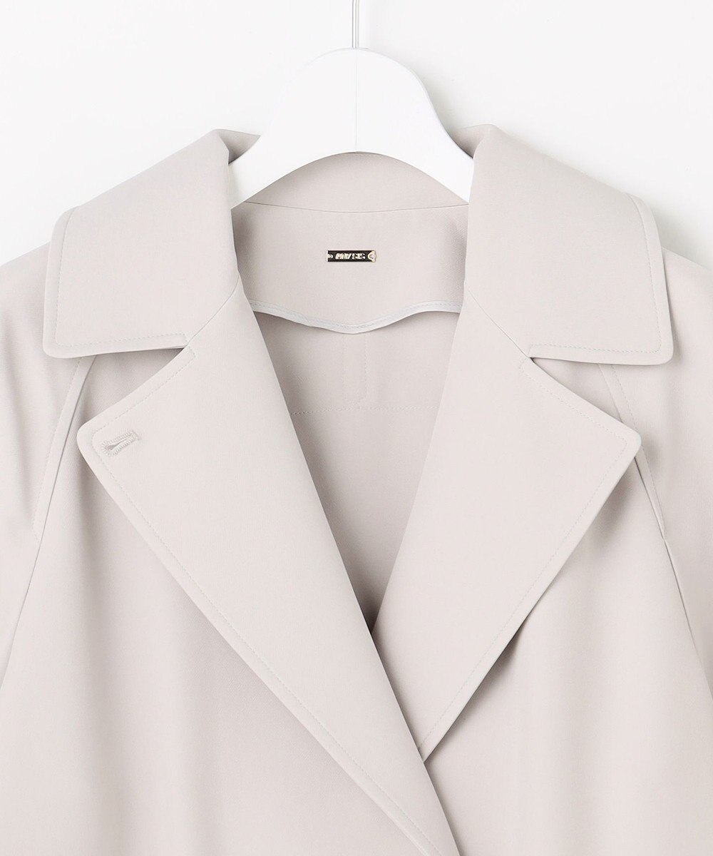 ANY SIS 【2WAY】エレカジストレッチミドルトレンチ コート 