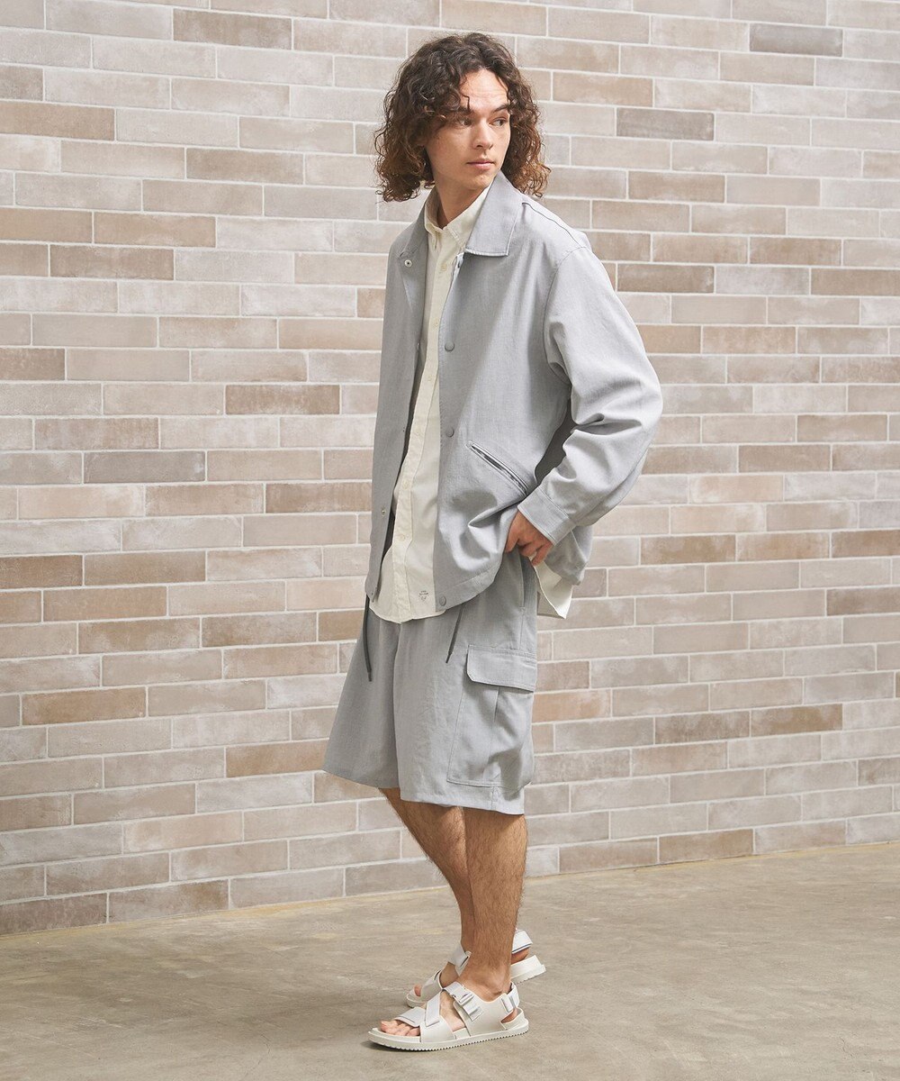 J.PRESS YORK STREET 【UNISEX】リネンライク コーチジャケット 