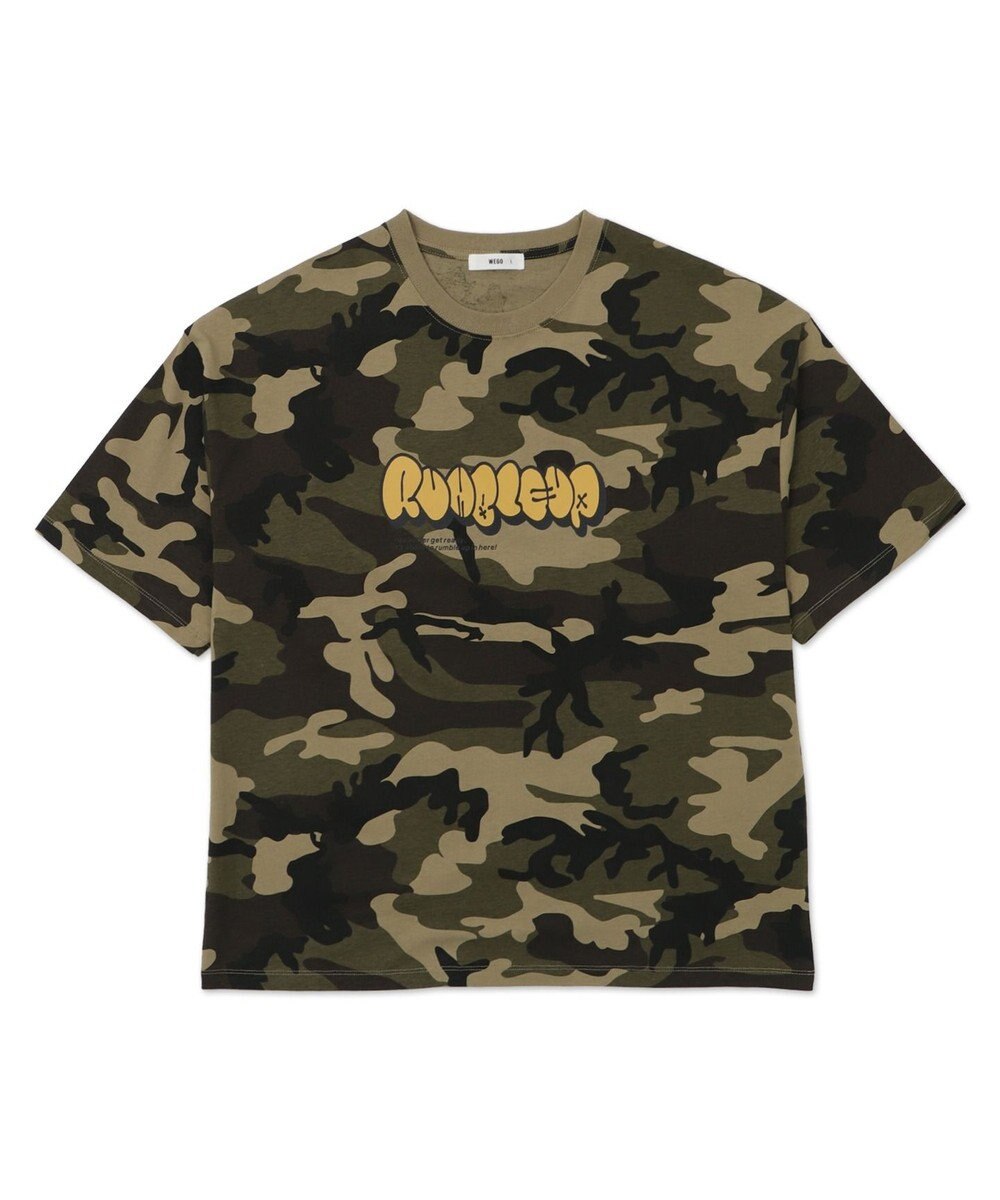 WEGO 【ユニセックス着用ITEM/MLサイズ展開】カモフラグラフィックT（SS） 