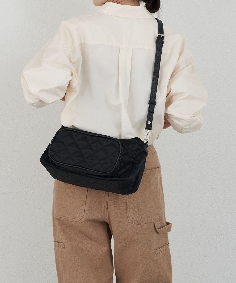 russet 【2025AW新作】キルティング横長2WAYショルダーバッグ(SF-258) 