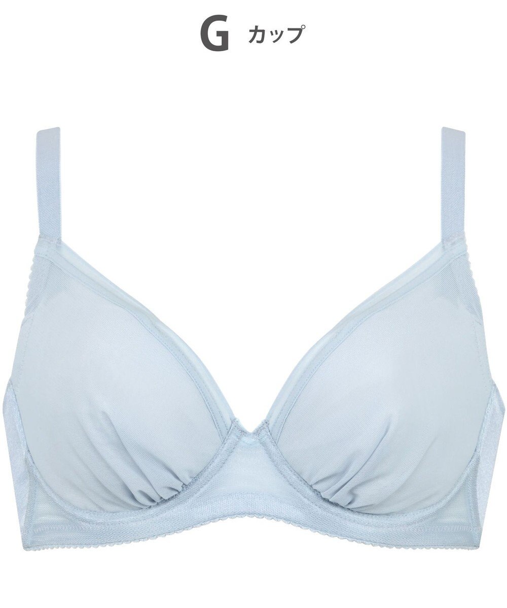 WACOAL 【小さく見せるブラ】 シンプル ブラジャー 着やせ効果 コンパクトにメイク バストの突出をおさえる 背中の段差を軽減 大きいサイズ レディース BRB452 /ワコール 