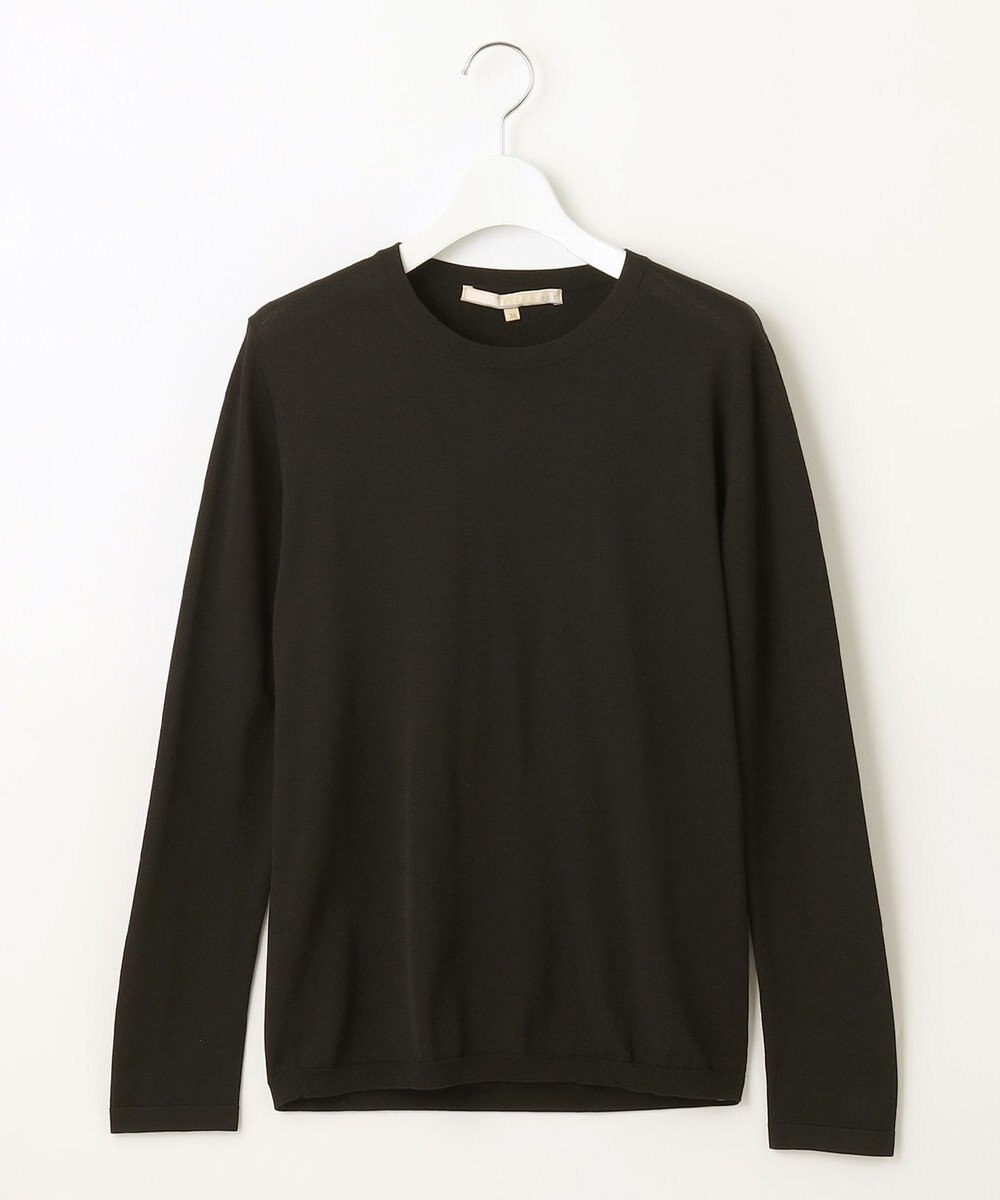 自由区 【XSサイズ～/洗える】レーヨンストレッチ プルオーバーニット 