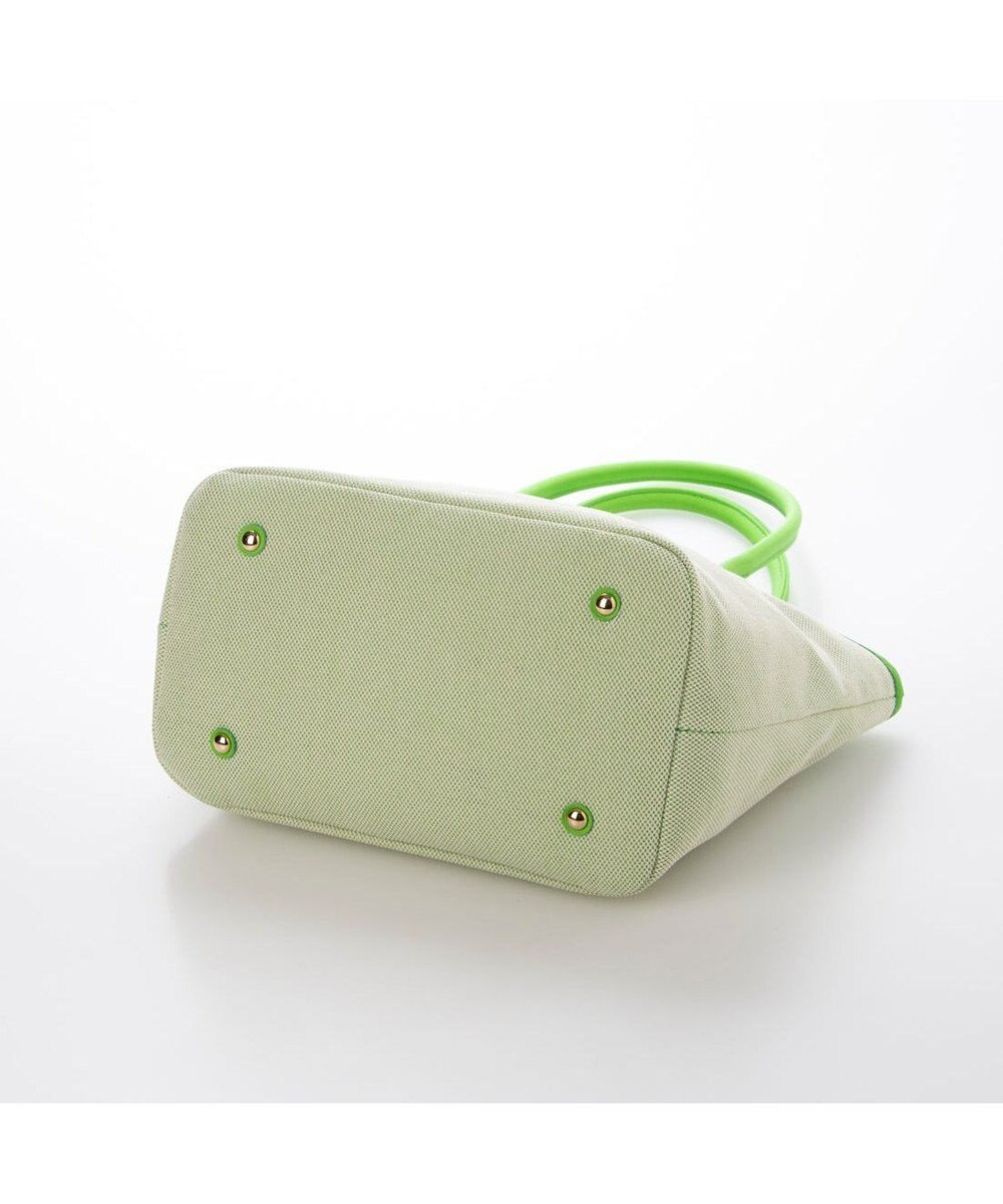 UNBILLION ペルケ perche / キャンバス・蛍光シープレザートートバッグ 