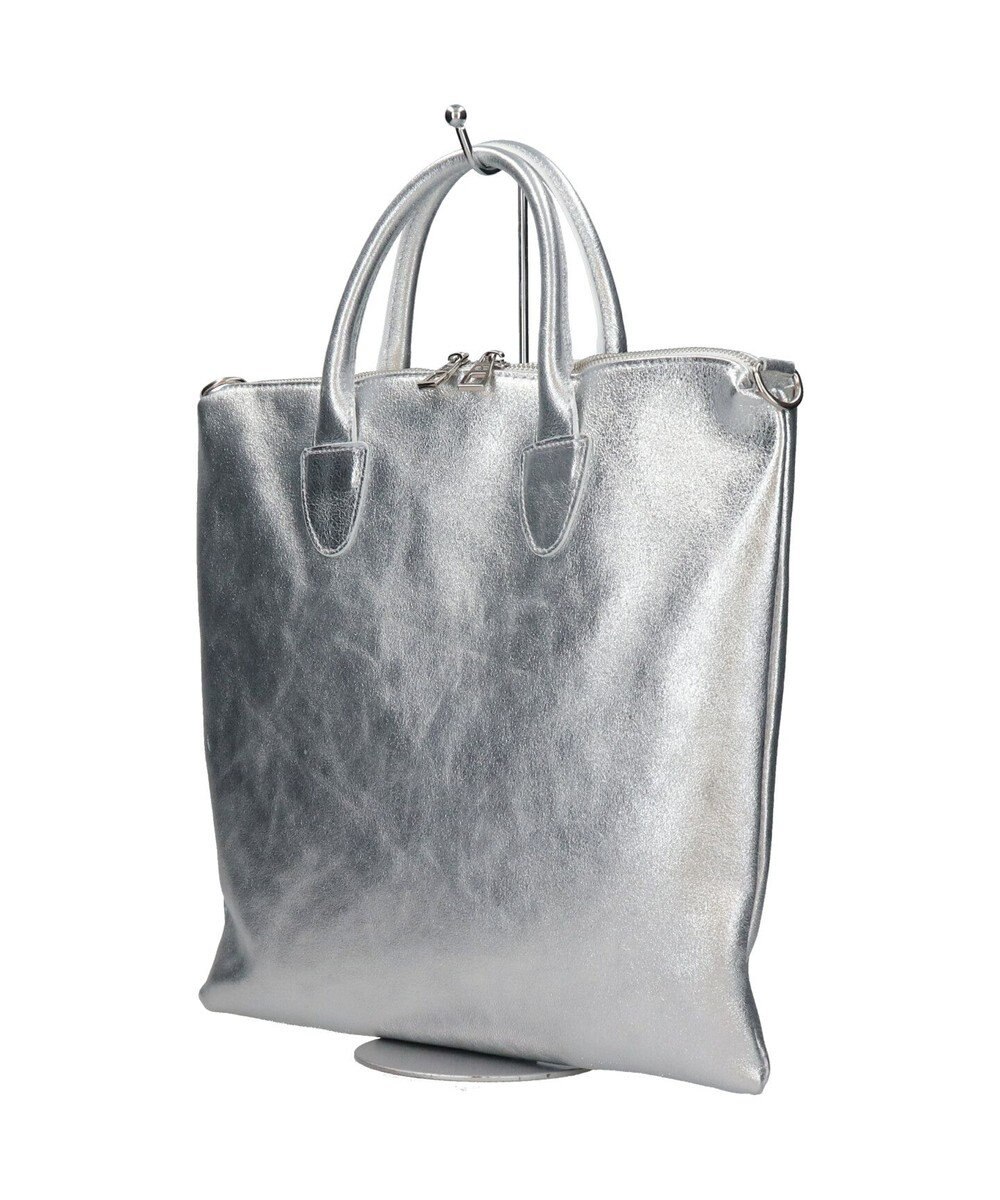 INTER-CHAUSSURES 【ANDREA CARDONE】レザーハンドルファスナー付きバッグ 