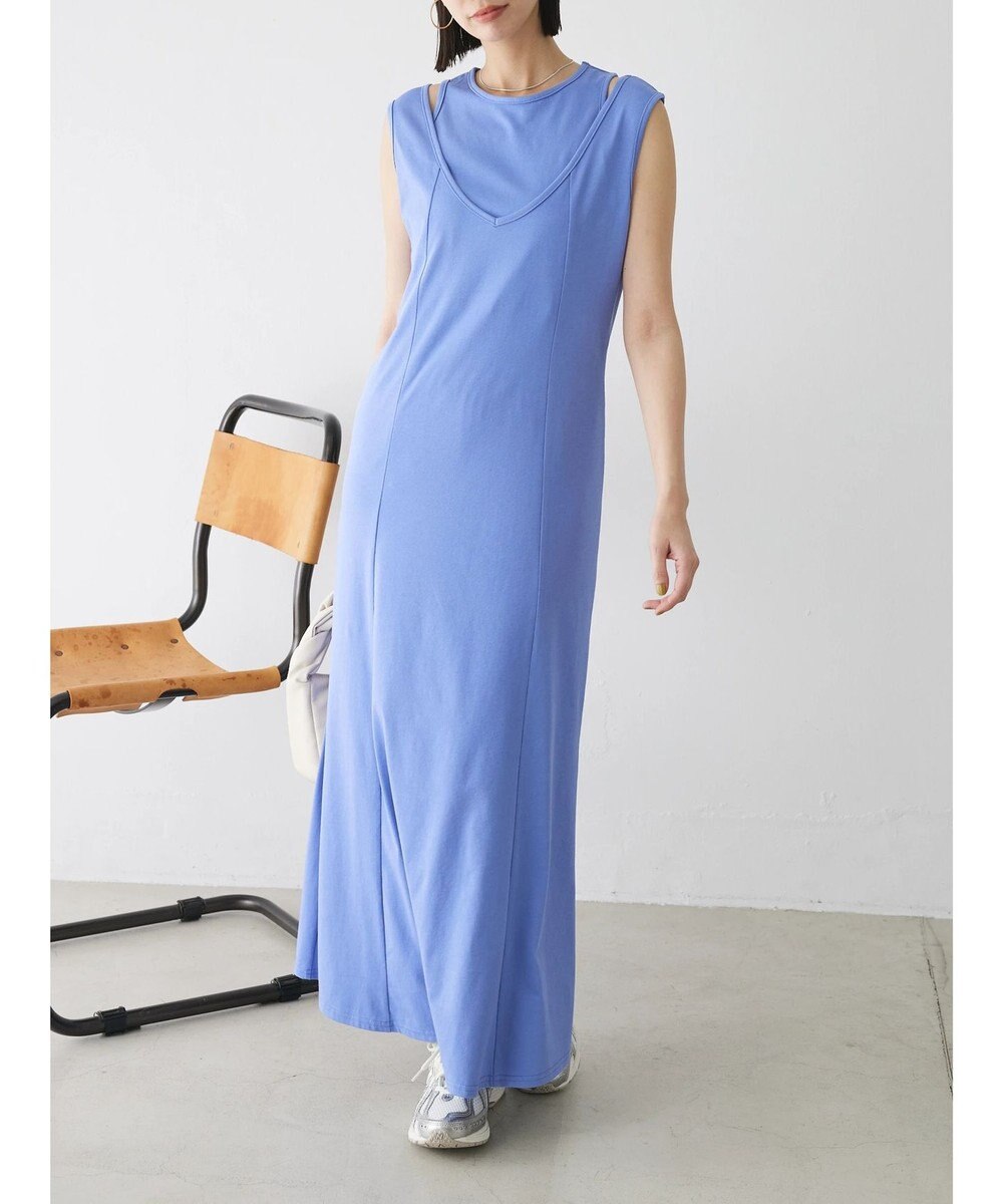 Green Parks カットワークデザインカットソーワンピース 