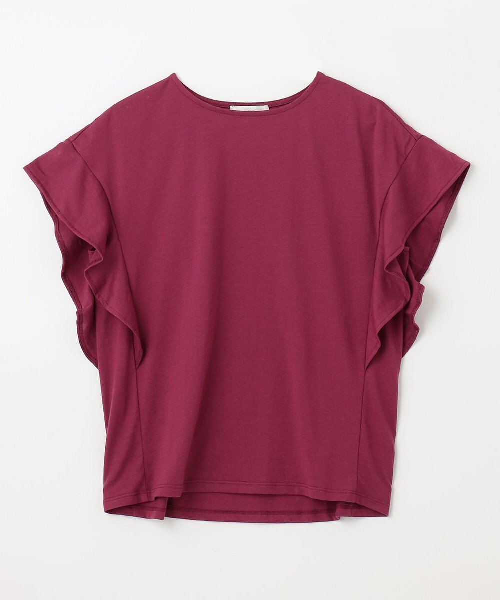 ANY 【接触冷感/UVケア/シワになりにくい】フレアスリーブ TブラウスⅡ 