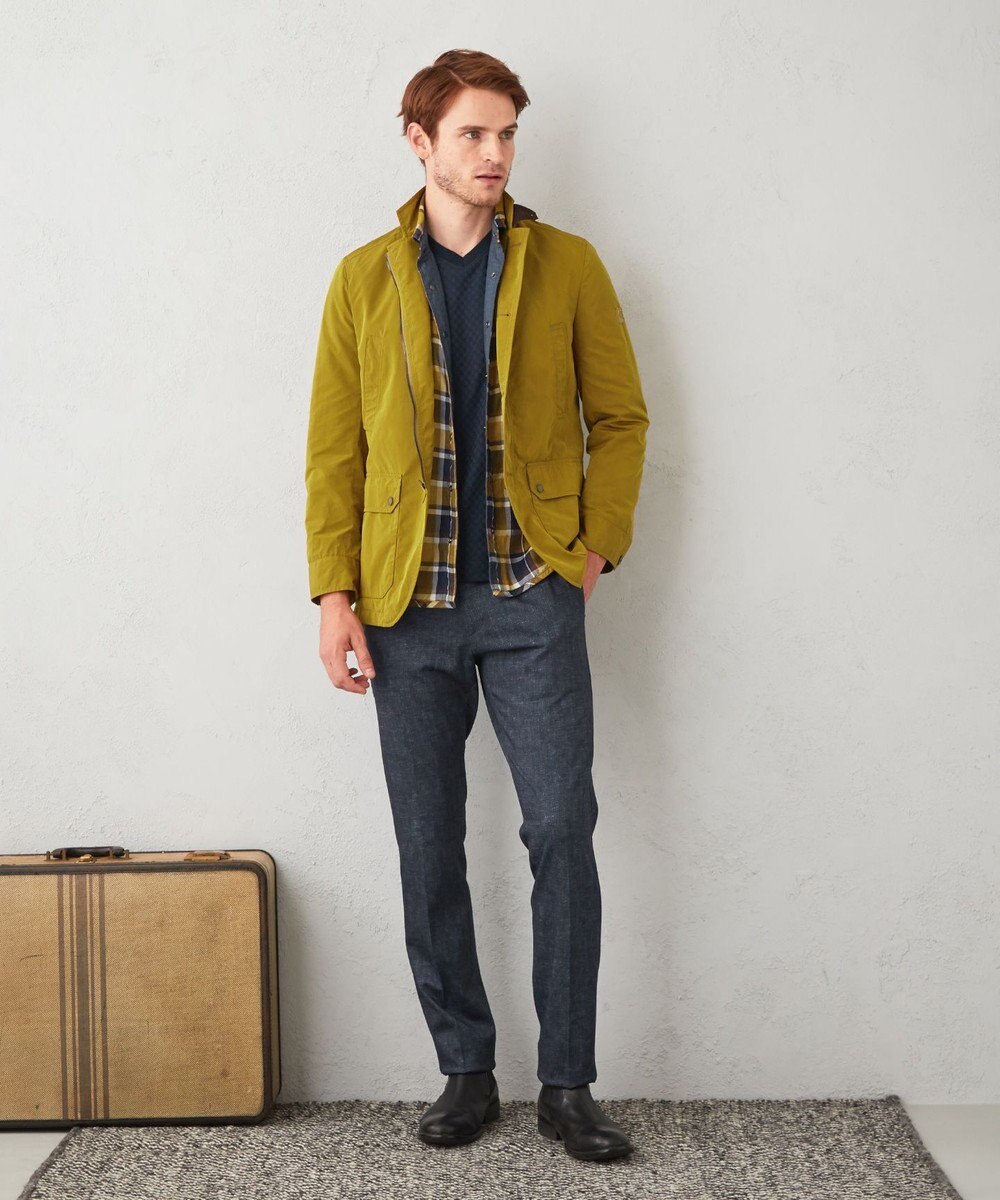 JOSEPH ABBOUD 【ウエストも伸びる】ツィーディージャージーストレッチ パンツ 