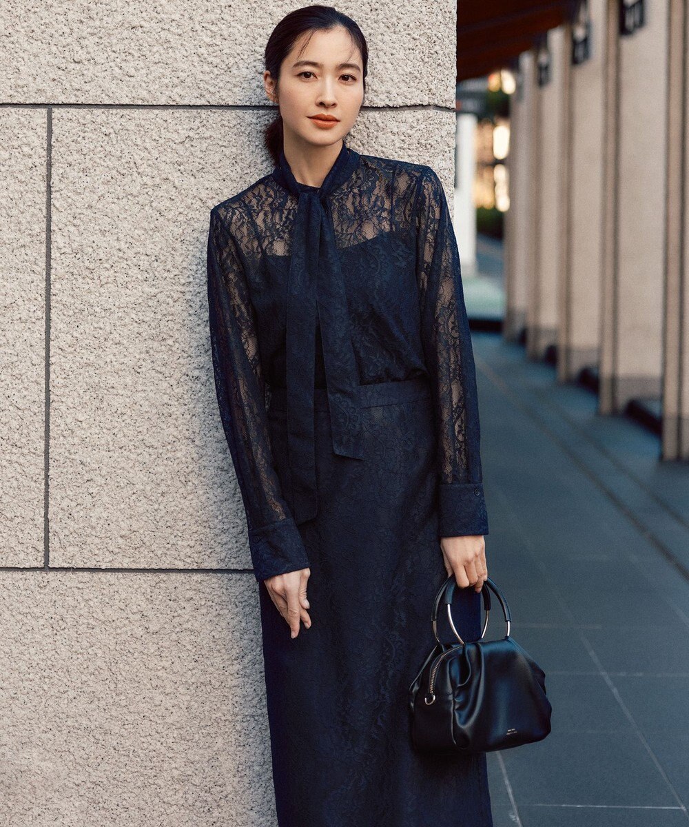 23区 メタルハンドル ショルダー バッグ 