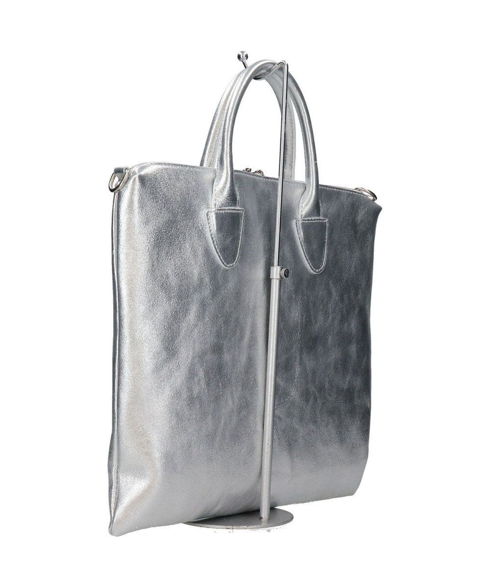 INTER-CHAUSSURES 【ANDREA CARDONE】レザーハンドルファスナー付きバッグ 