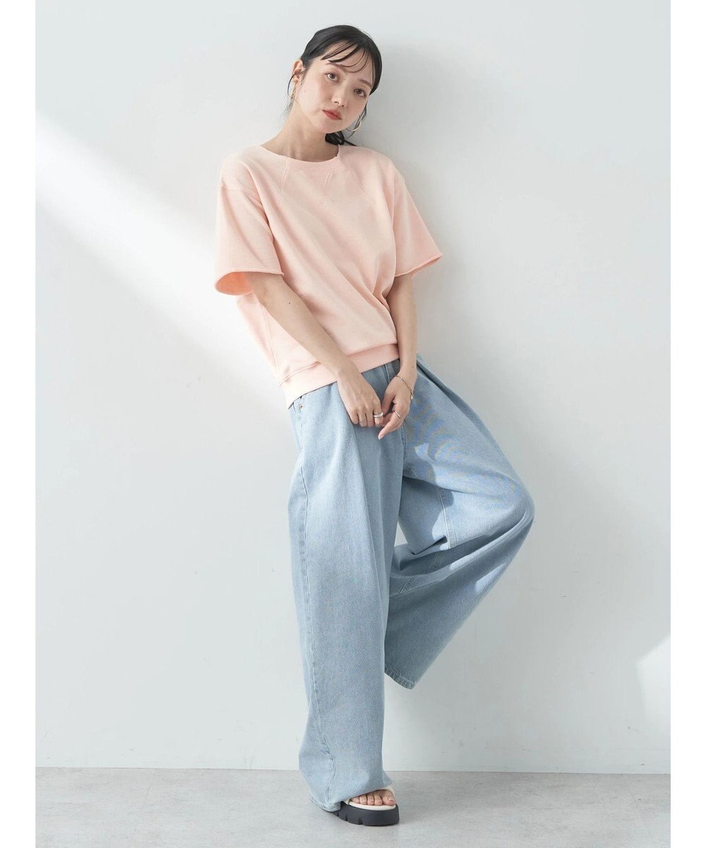 earth music&ecology デザインネックウラケプルオーバー 