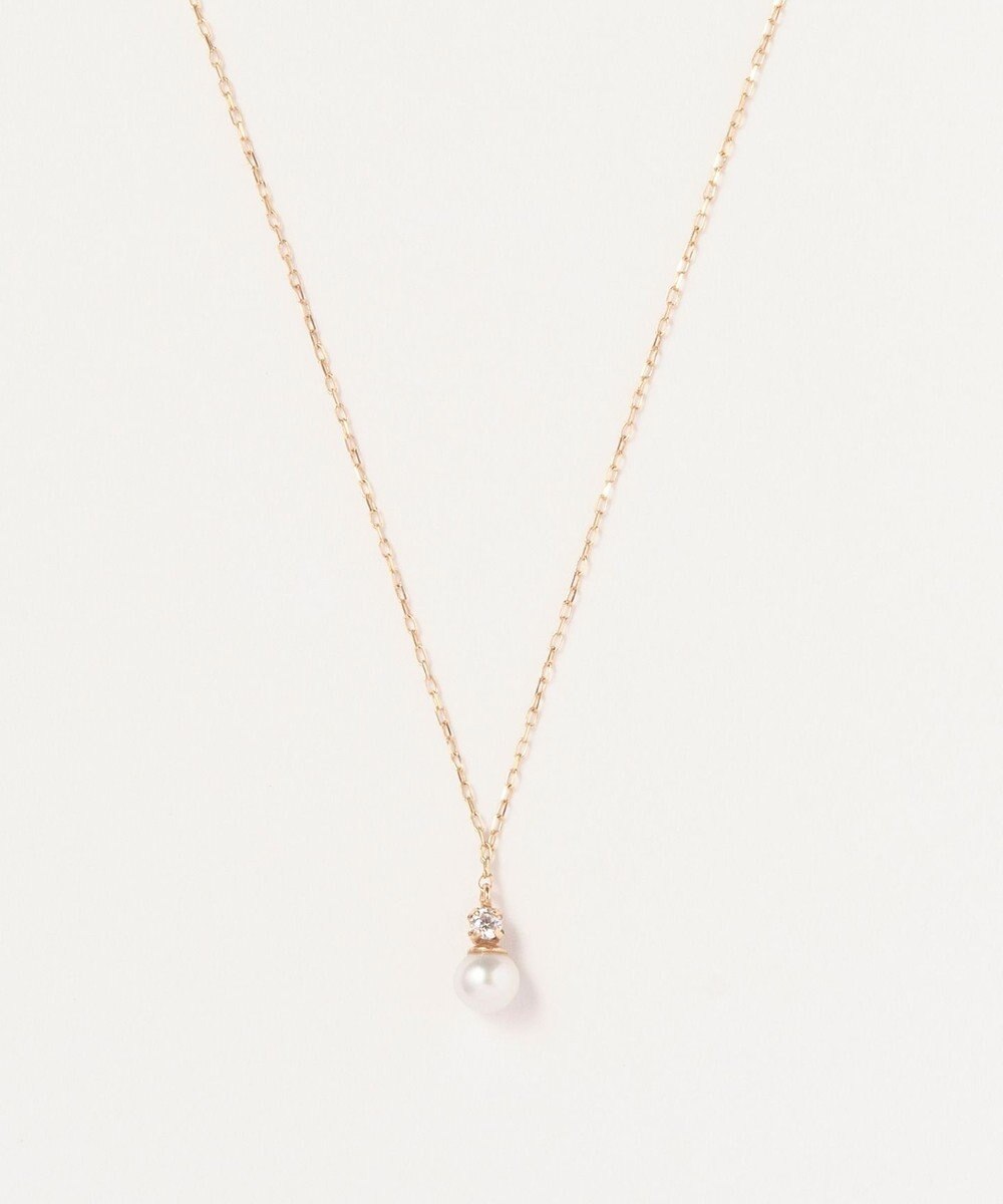 Phoebe 【K10】ジュエルラックネックレス　パール/6月誕生石/天然石/全長:40cm 