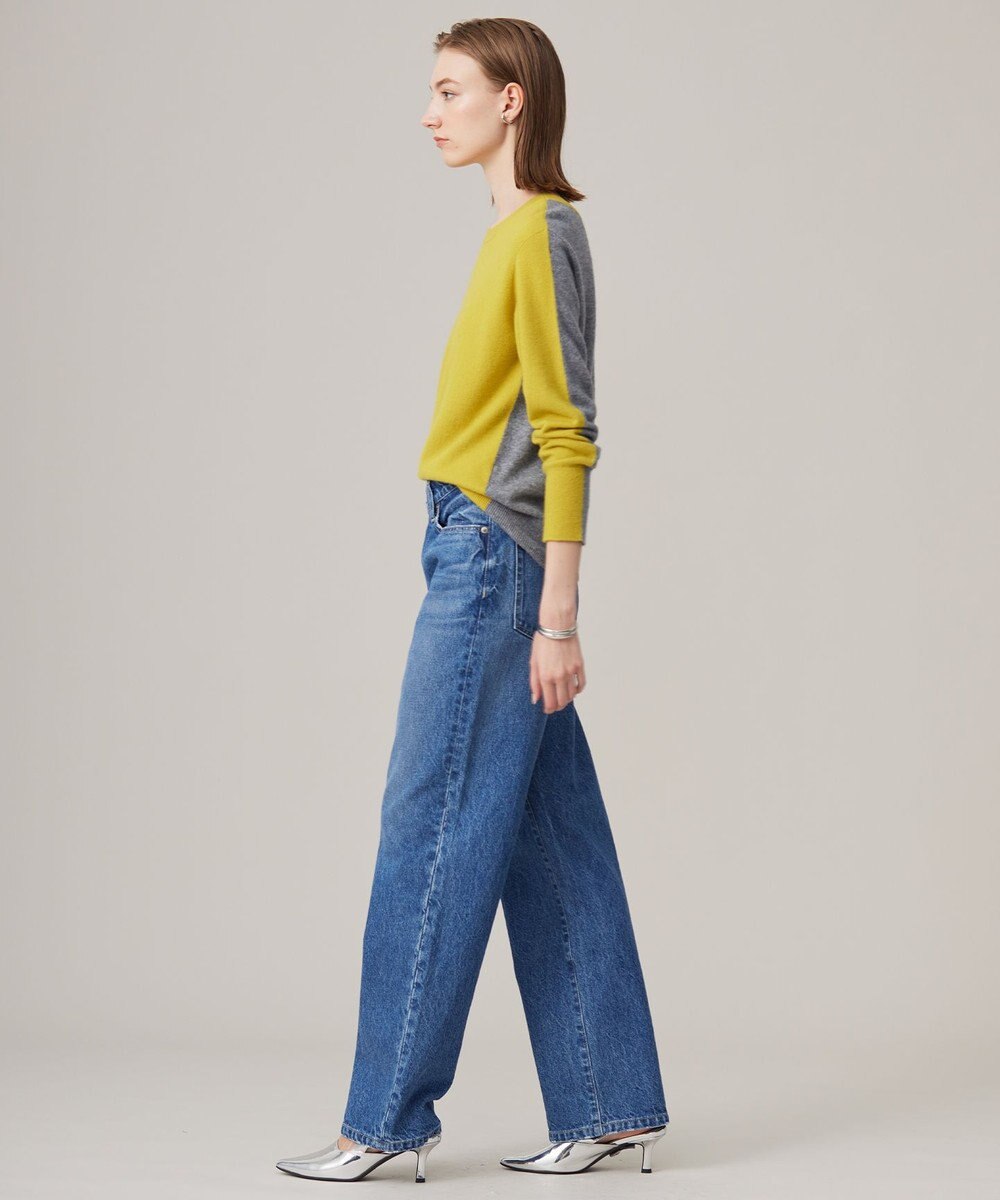 ICB L 【CLASSY.1月号掲載・洗える】ウォーターリサイクルデニム カーブパンツ 