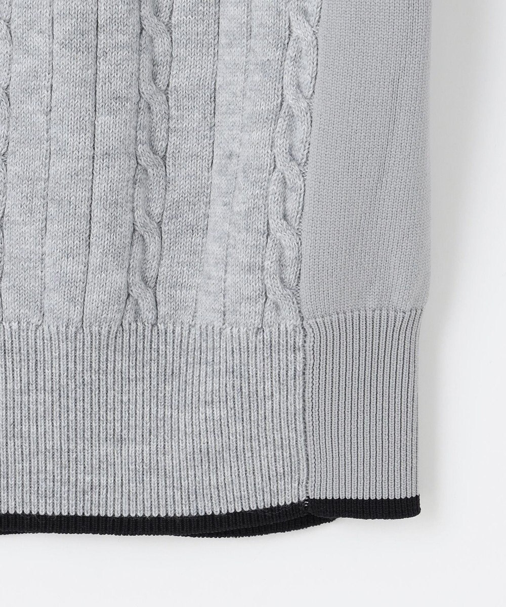 23区GOLF 【MEN/キングサイズ】ストレッチ カラーニット 