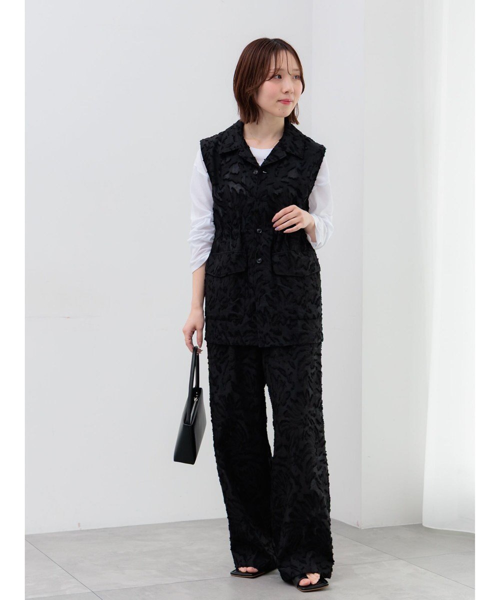 Te chichi カットジャガードジレ 