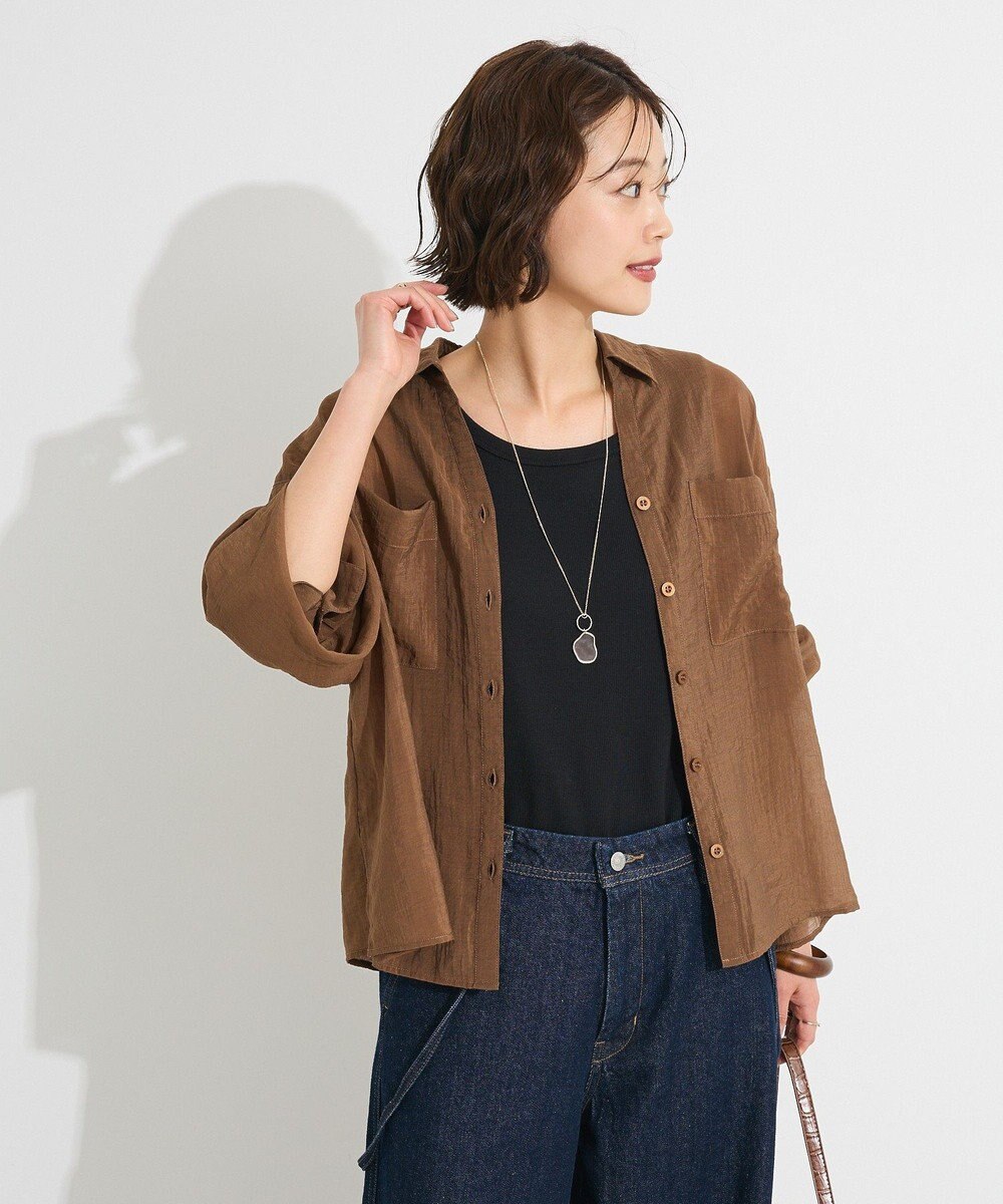 CRAFT STANDARD BOUTIQUE シアーシャツ 