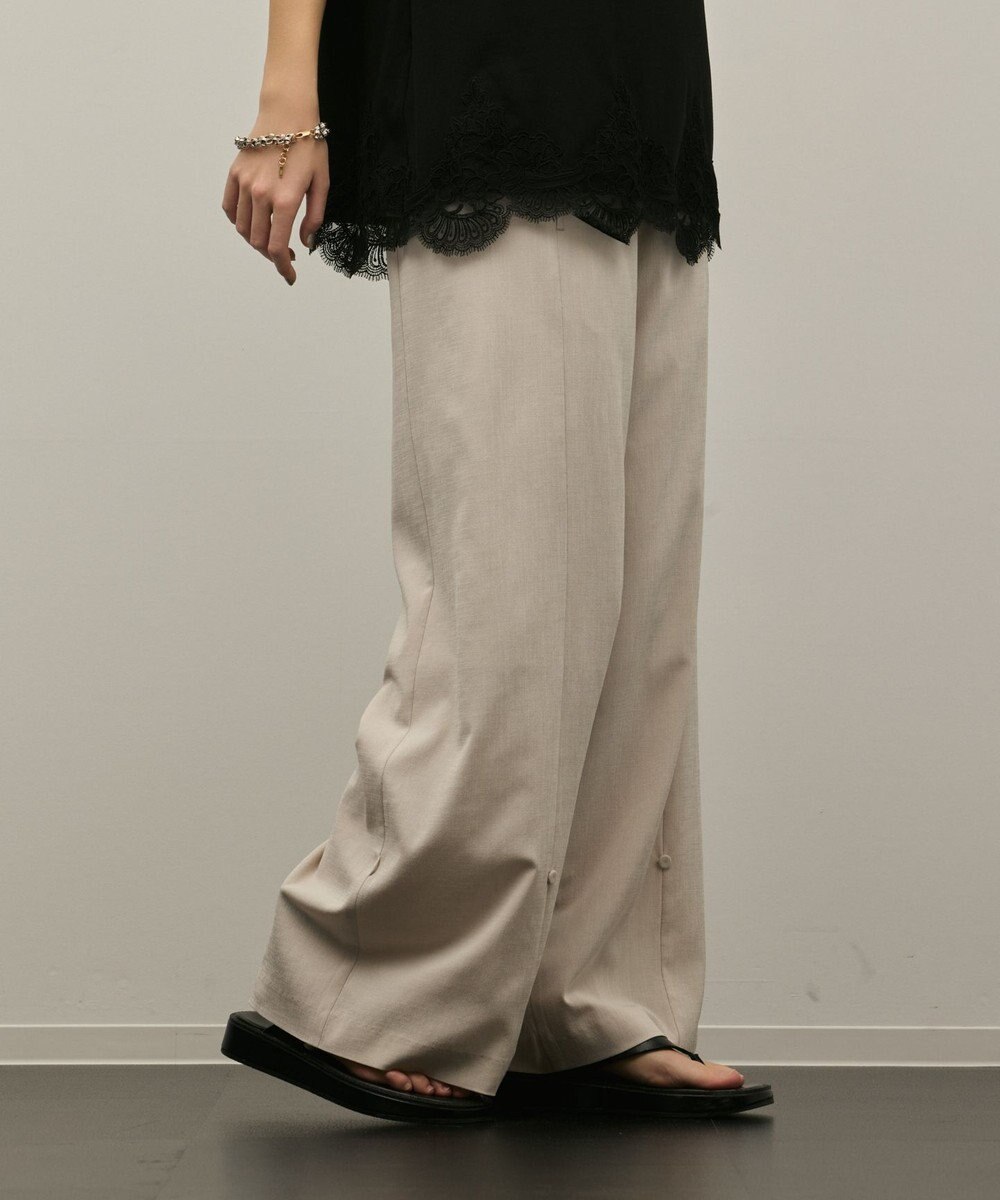 GRACE CONTINENTAL トリアセサイドラインパンツ 