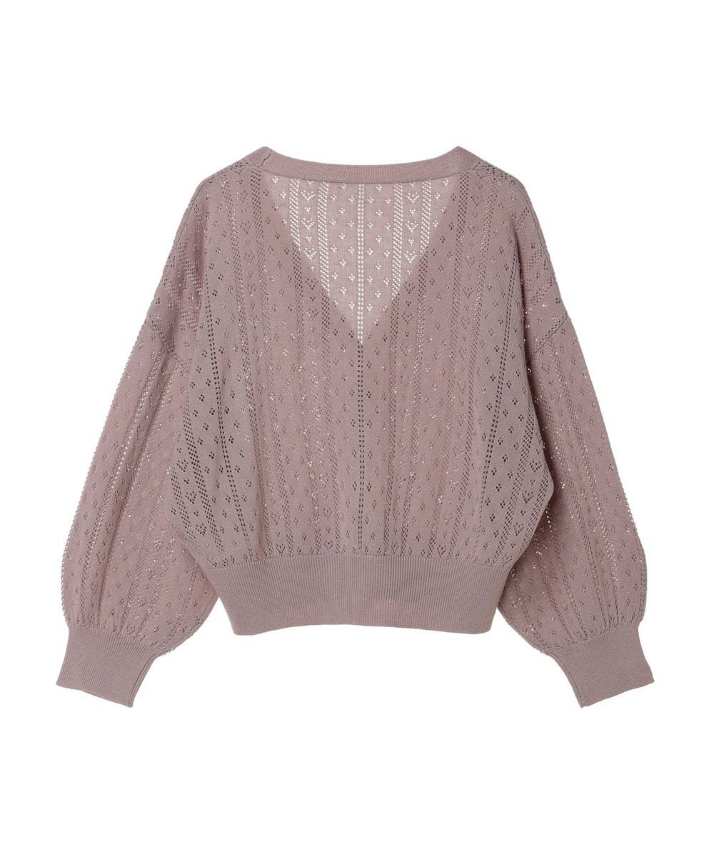 earth music&ecology キラキラボタンハートカーディガン 