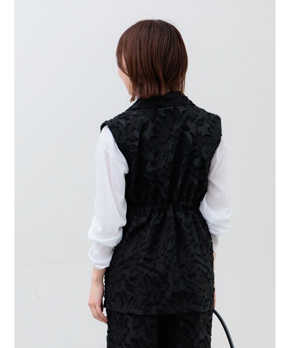 Te chichi カットジャガードジレ 