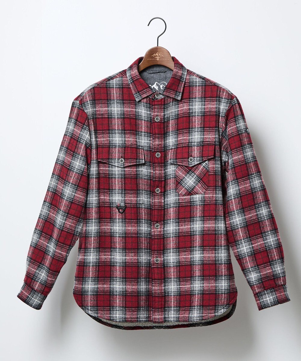 JOSEPH ABBOUD MOUNTAIN オーガニックラフィーネル ボアインナー シャツ 