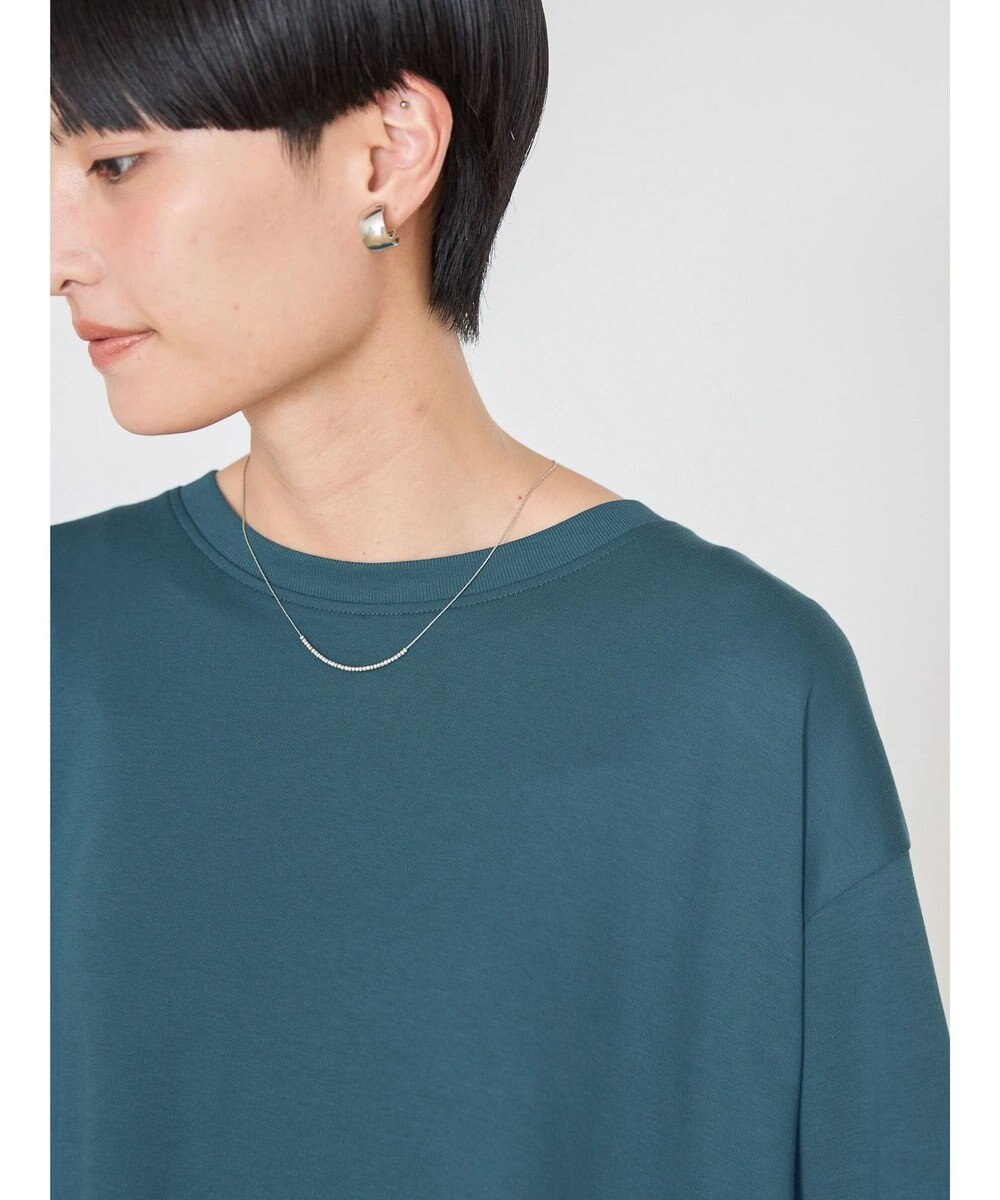 AMERICAN HOLIC 抗菌防臭＋接触冷感クルーネックカットプルオーバー 