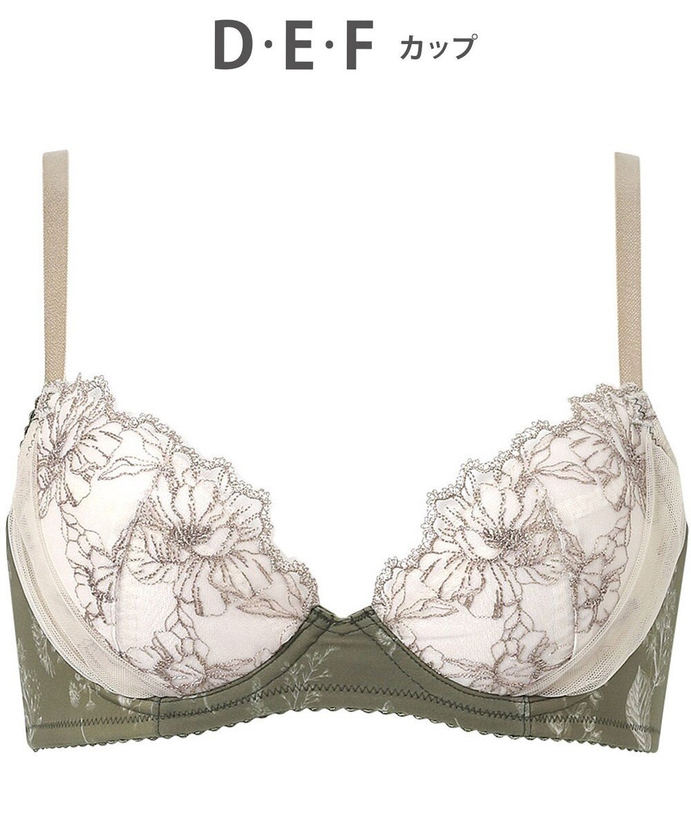 WACOAL ブラジャー 着やせシルエット 脇から背中のラインすっきり Gカップまで対応 大きいサイズ レディース BXC405 /ワコール 